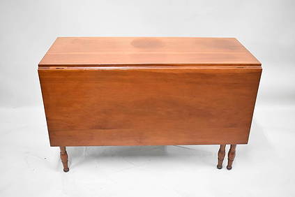 Antique Cherrywood Drop Leaf Dining Table (1 of 6)