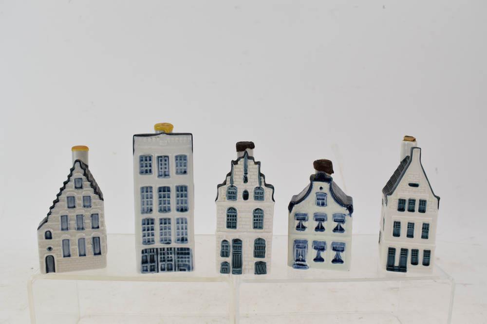 Group of Five KLM Architectural Liqueur Bottles (1 of 6)