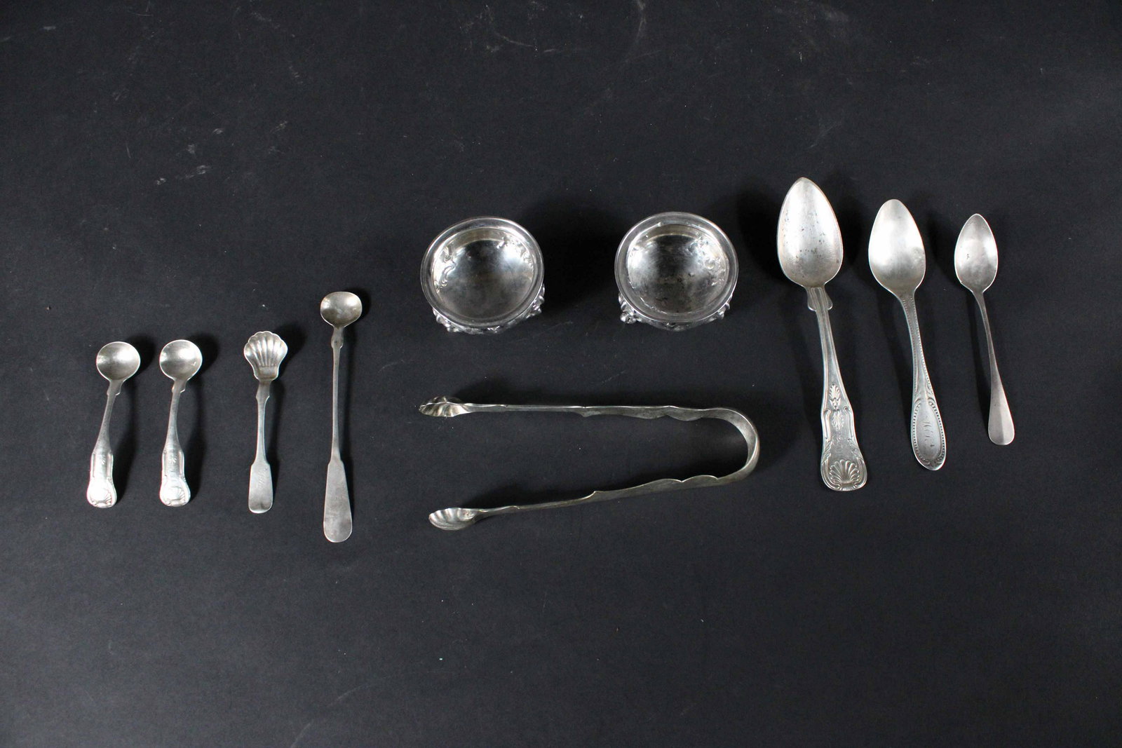 Pair of 19th C. Silver Salts (1 of 20)