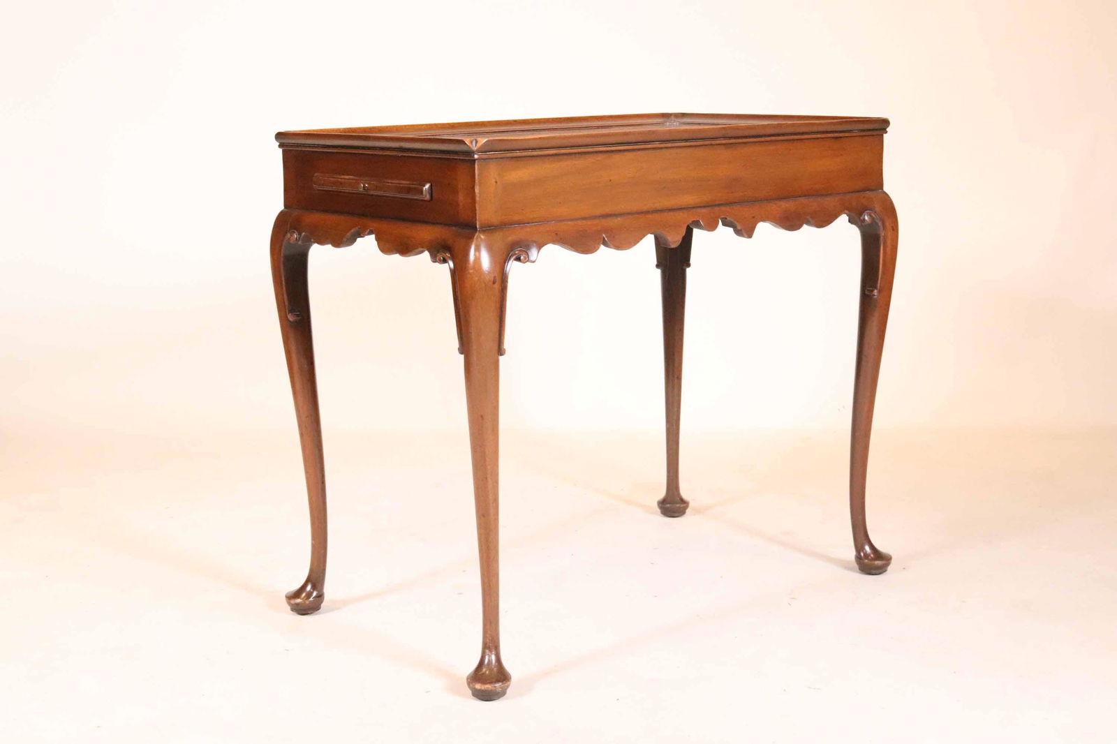 Kittinger Queen Anne Style Mahogany Tea Table (1 of 5)
