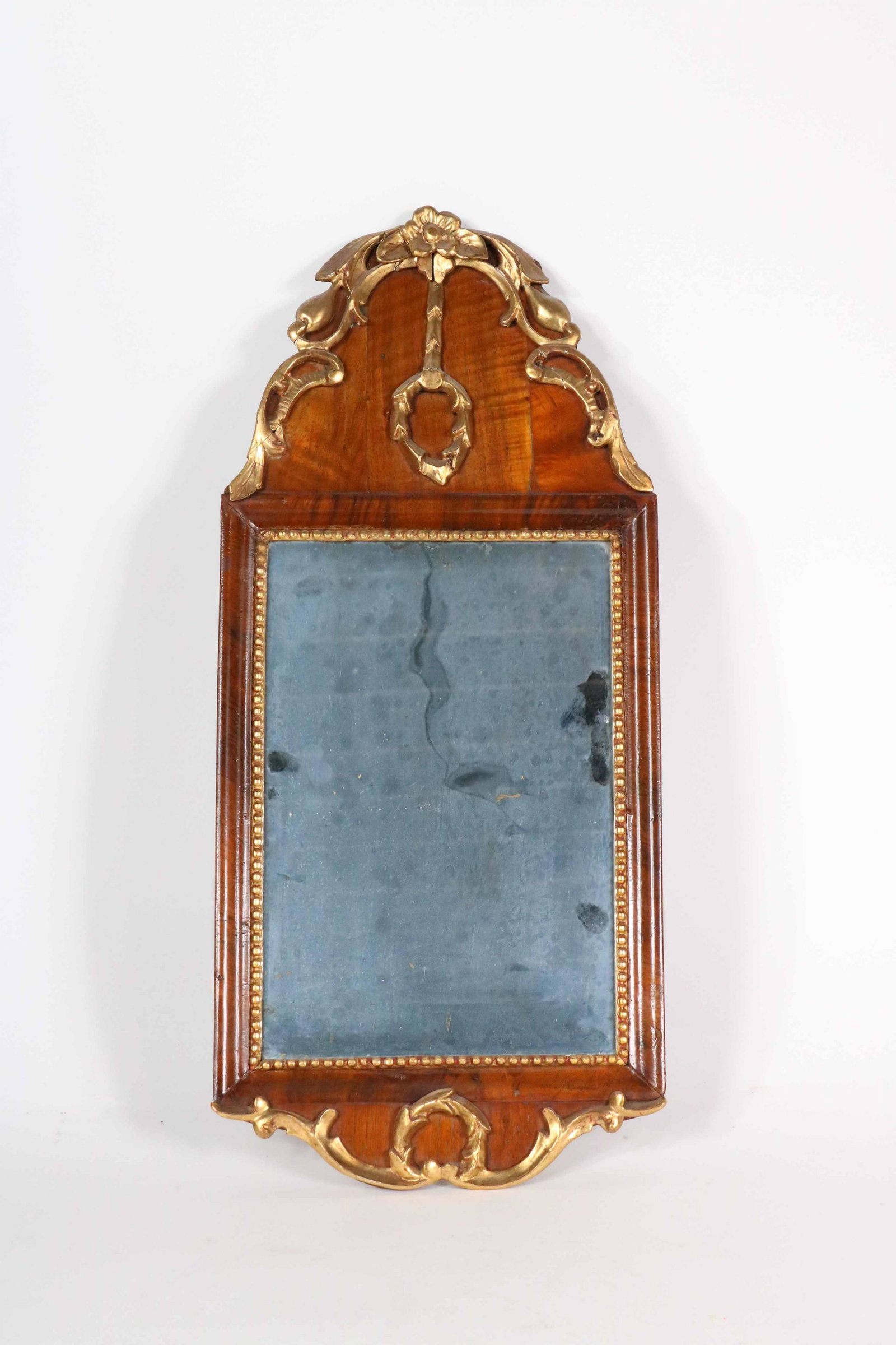 Baroque Walnut and Parcel-Gilt Mirror (1 of 5)