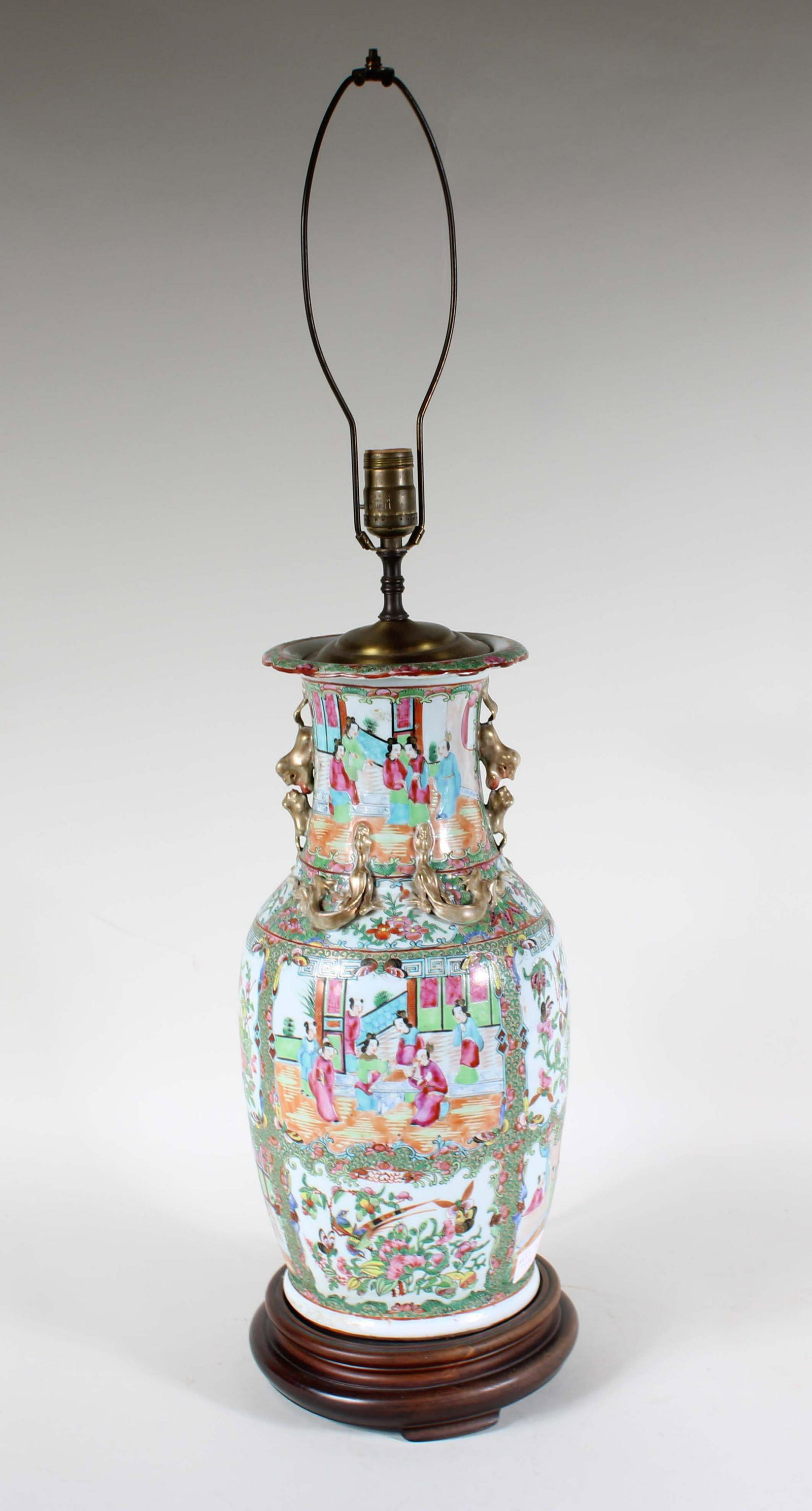 Chinese Lobed Famille Rose Vase (1 of 16)