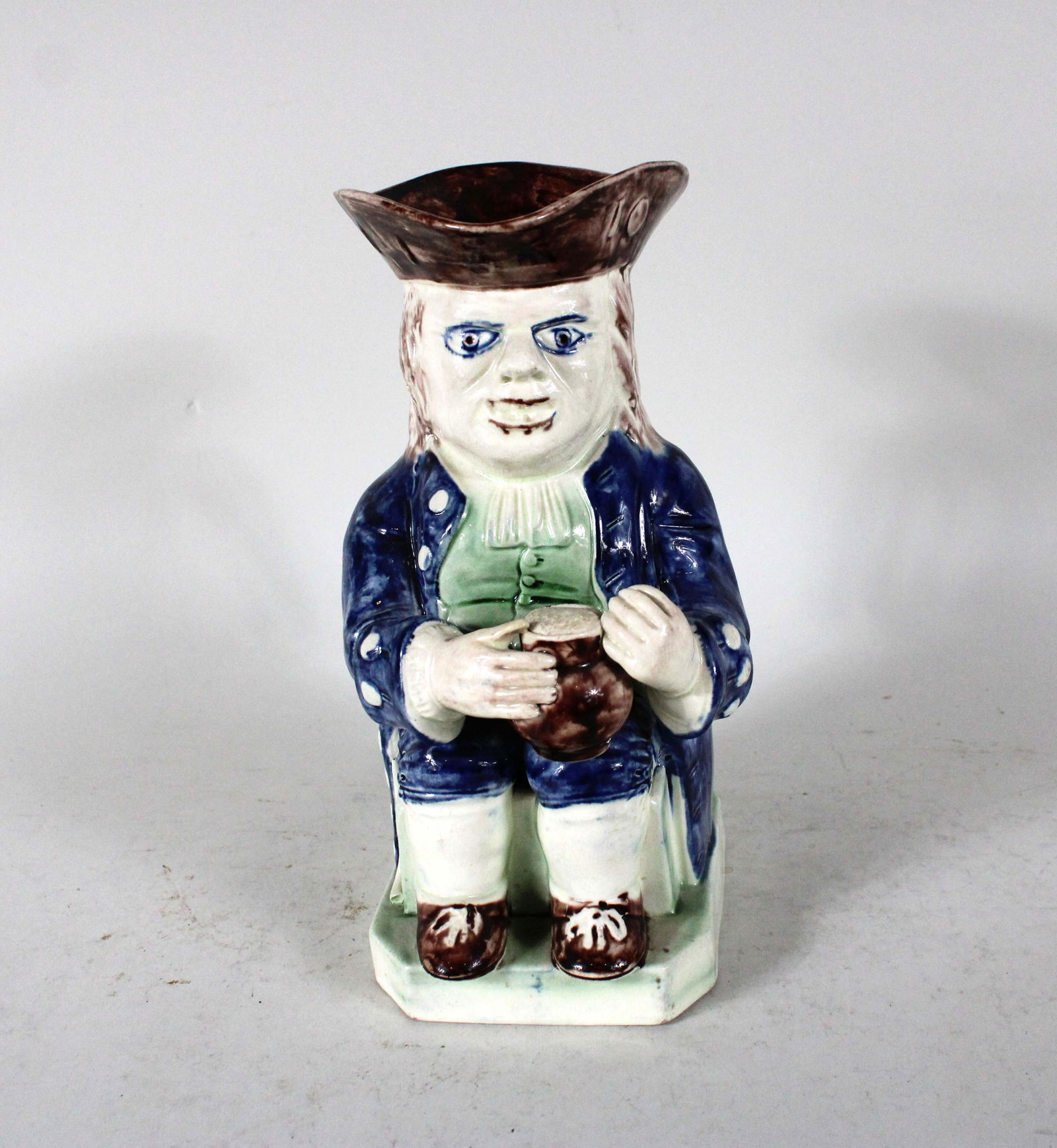 18th C. Staffordshire Toby Jug (1 of 7)
