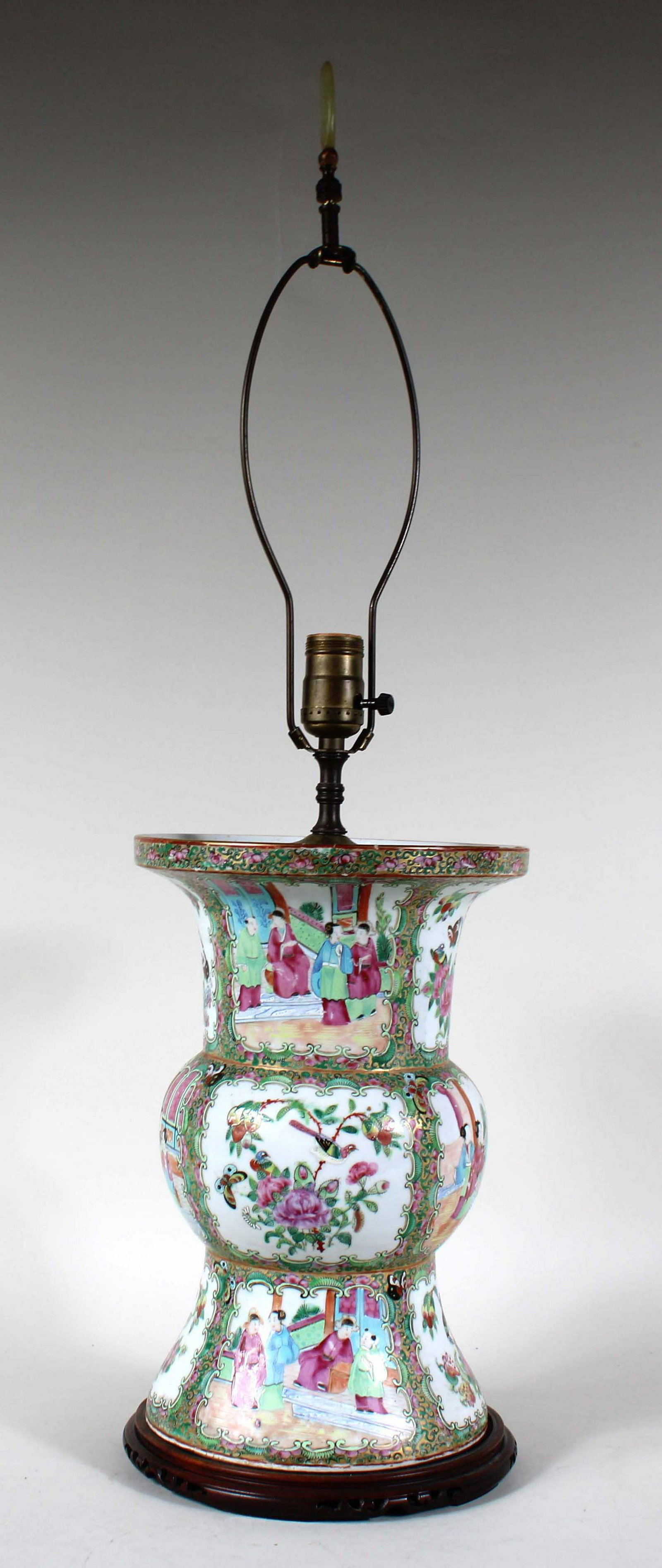 Chinese Famille Rose Bulbous Vase (1 of 14)