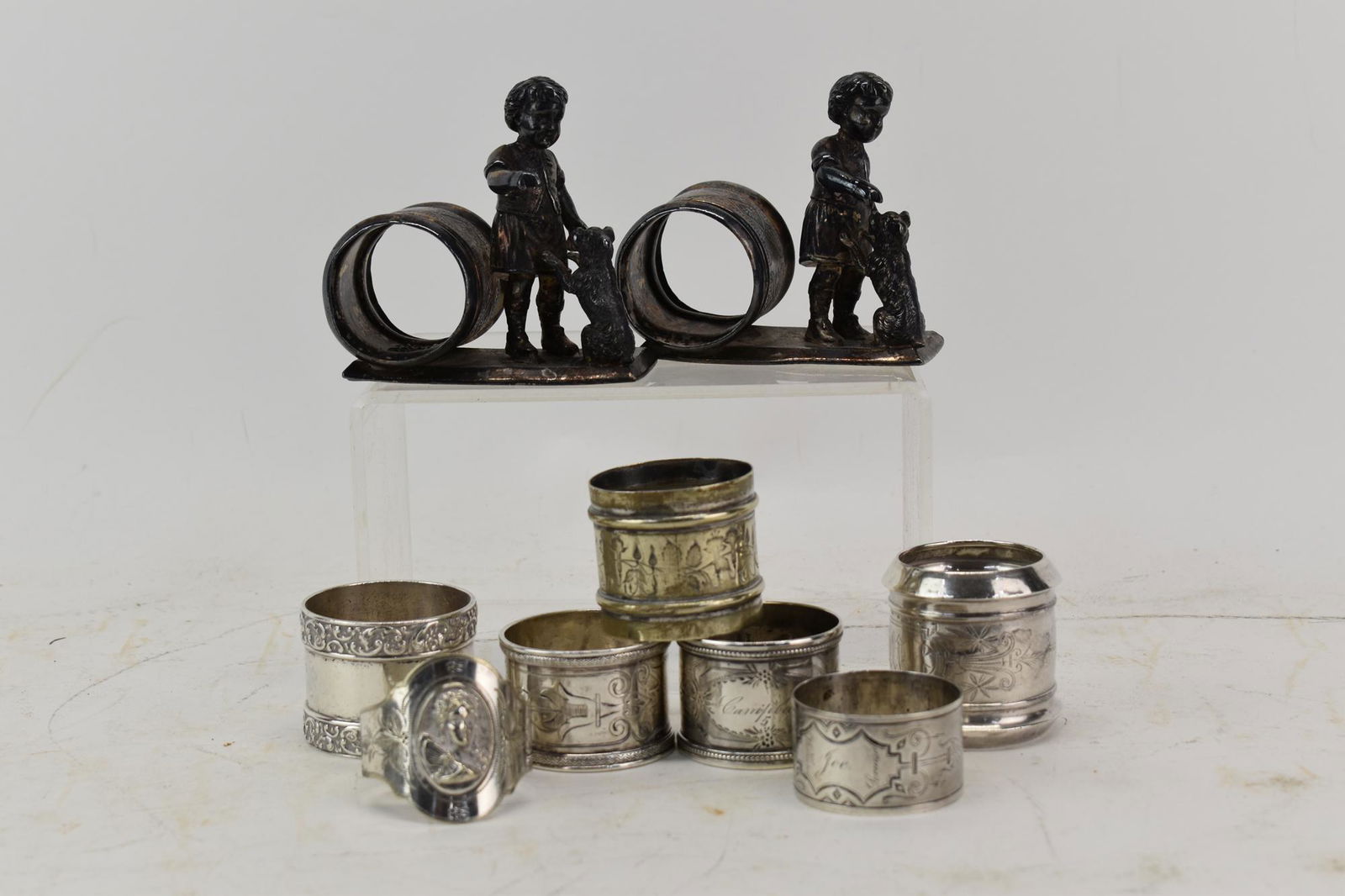 Assorted Silver Plated Napkin Rings (1 of 4)