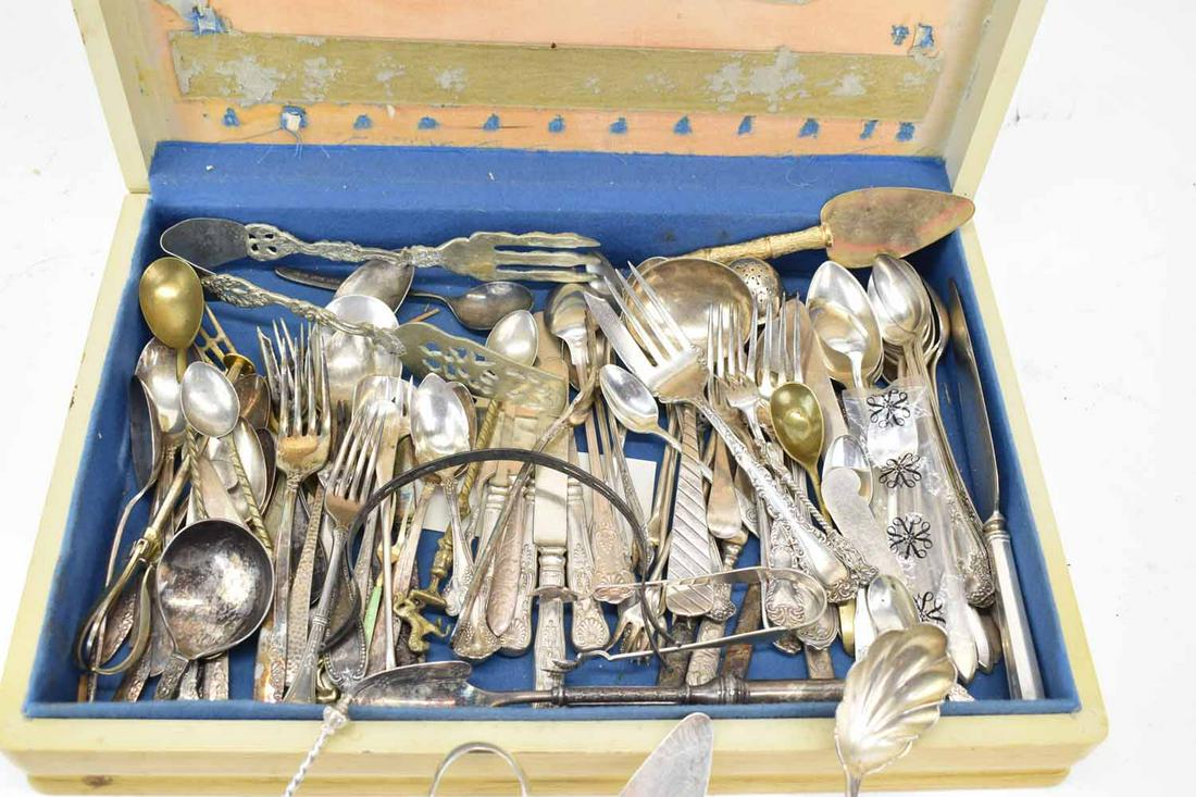 Group of Assorted Silver Plated Flatware (1 of 4)