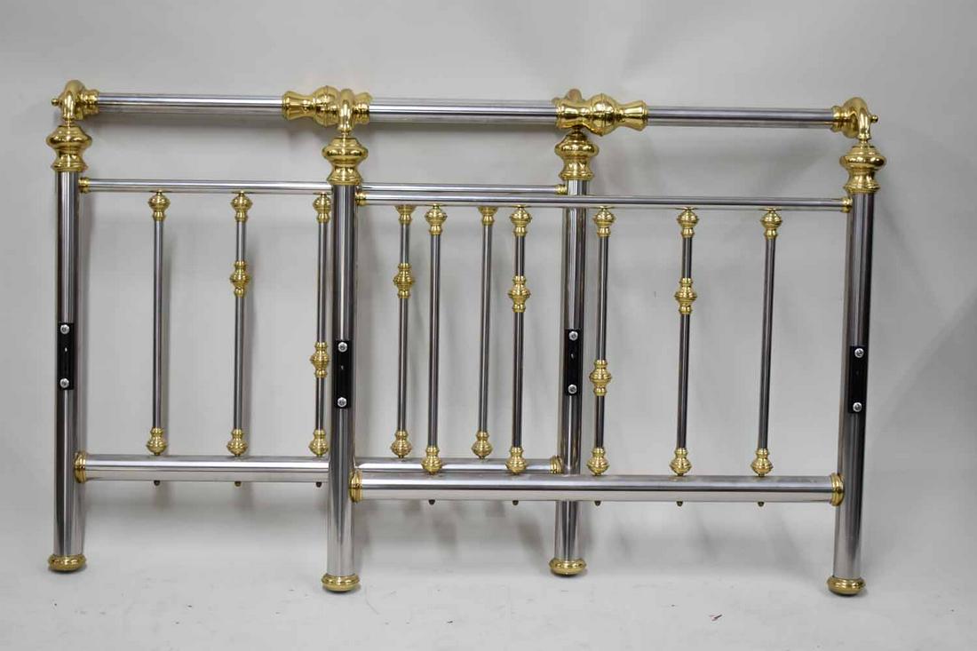 Charles P. Rogers Brass and Steel Bed (1 of 5)