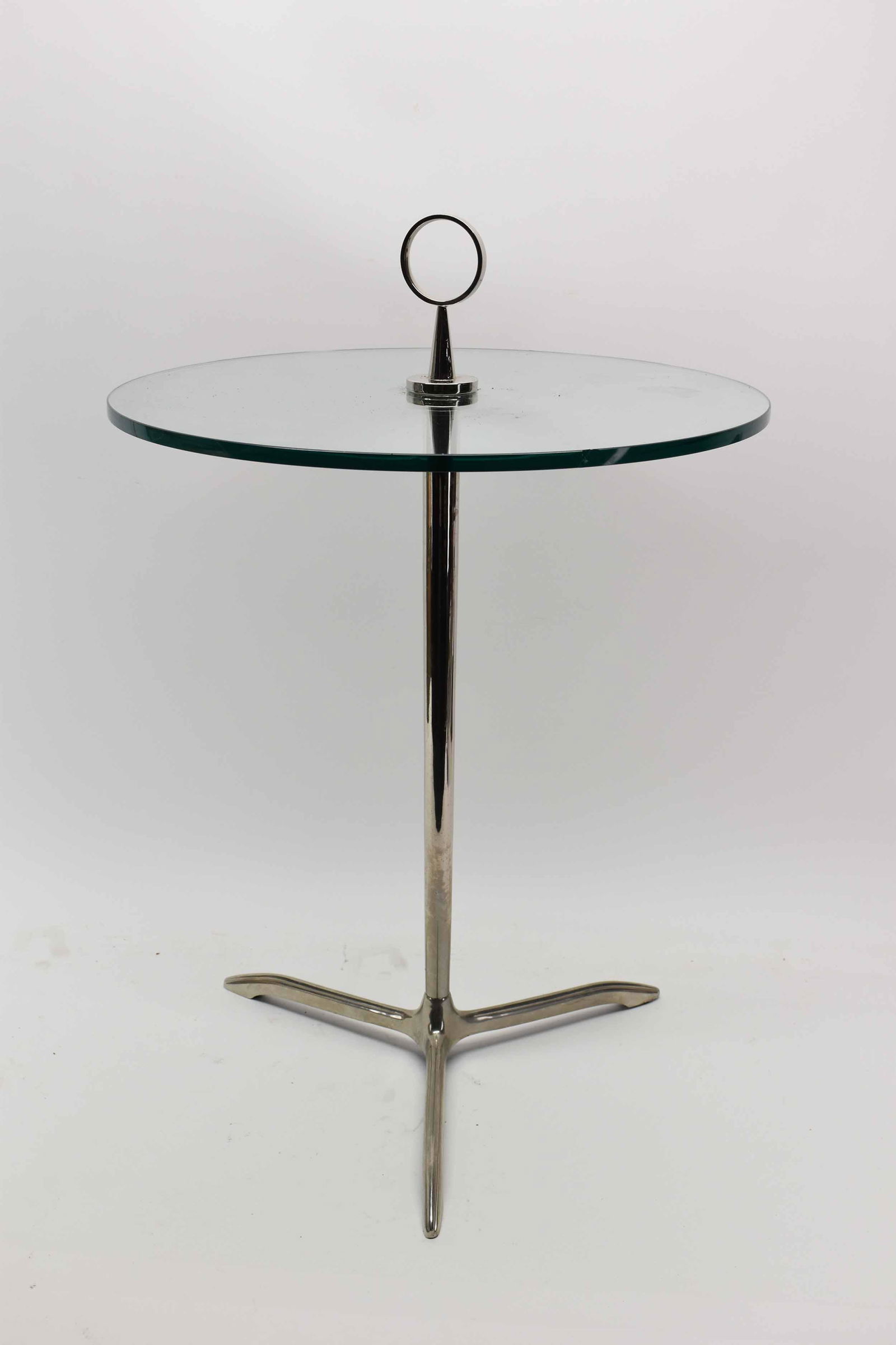 Modern Glass and Chrome Occasional Table (1 of 6)