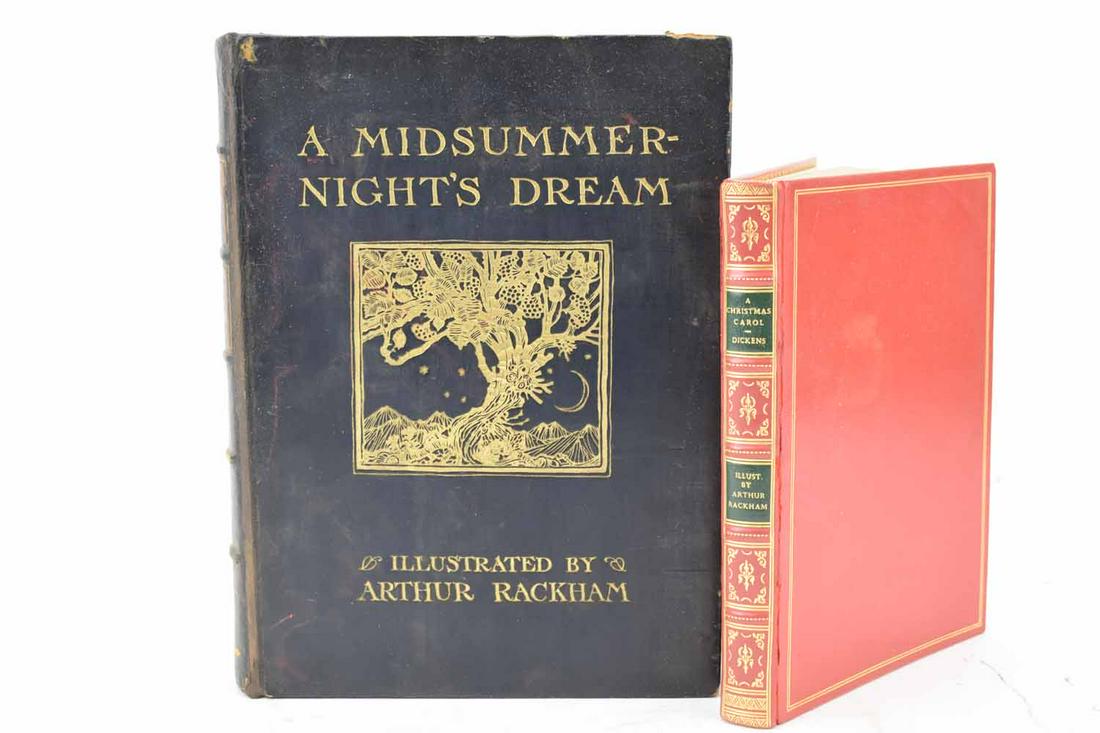 2 Arthur Rackham Illustrated Leather Bound Books (1 of 7)