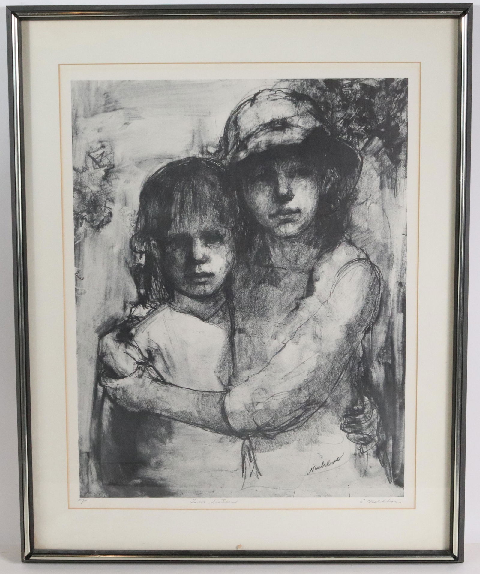 Edith Nachbar, 'Two Sisters', Lithograph (1 of 10)