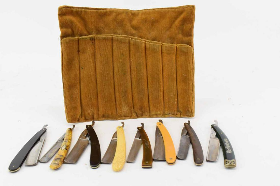 Group of 8 Barber's US and German Straight Razors (1 of 11)