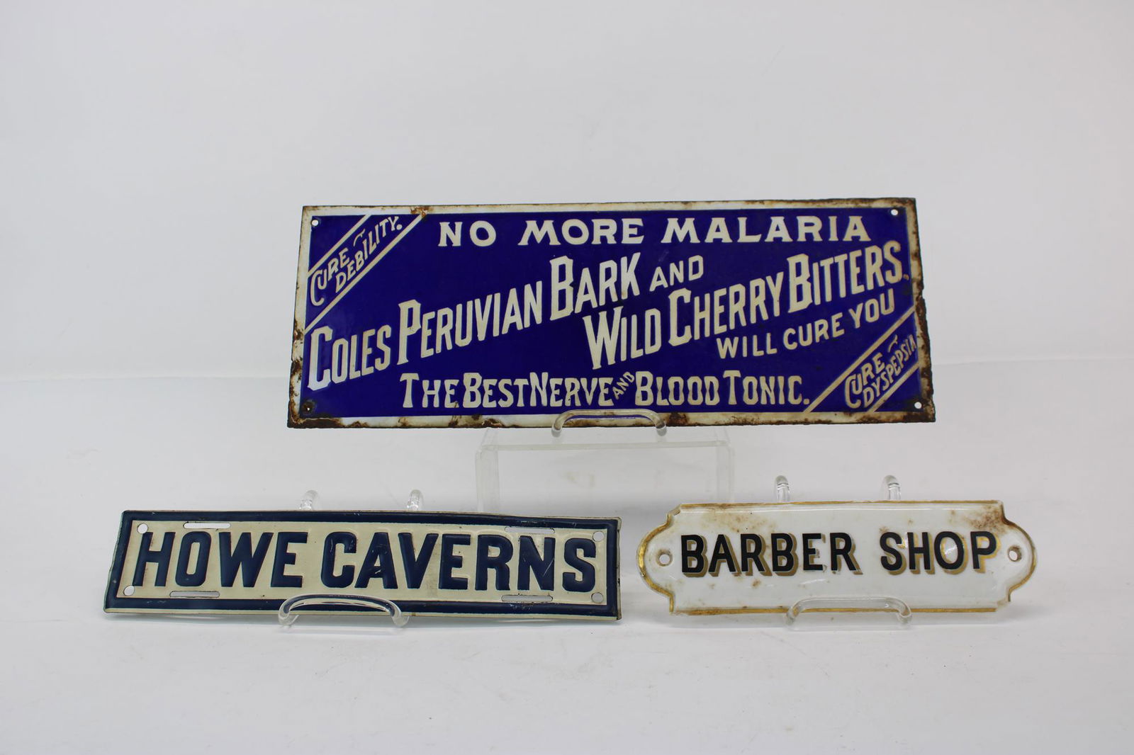 Three Vintage Metal Advertisements (1 of 5)