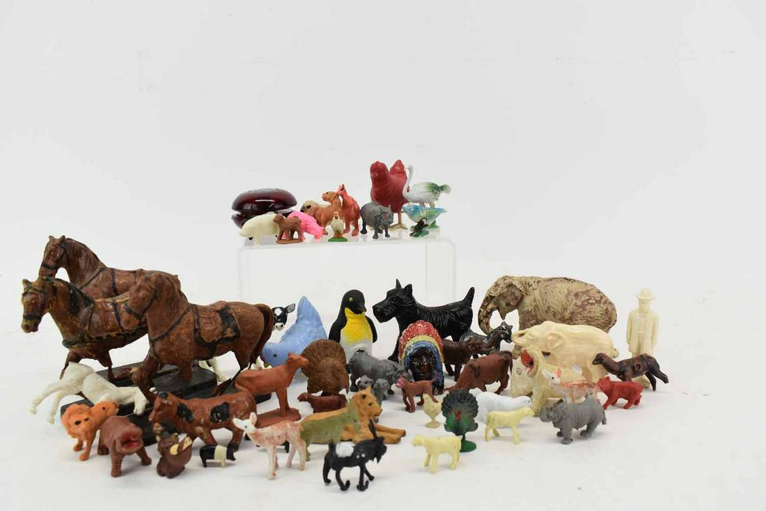 Three Paper Mache Toy Horses (1 of 5)