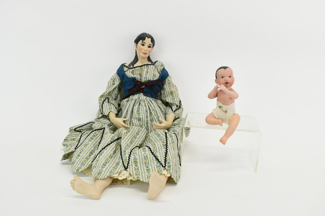 Magge Head Gypsy Mother and Child NIADA dolls (1 of 8)