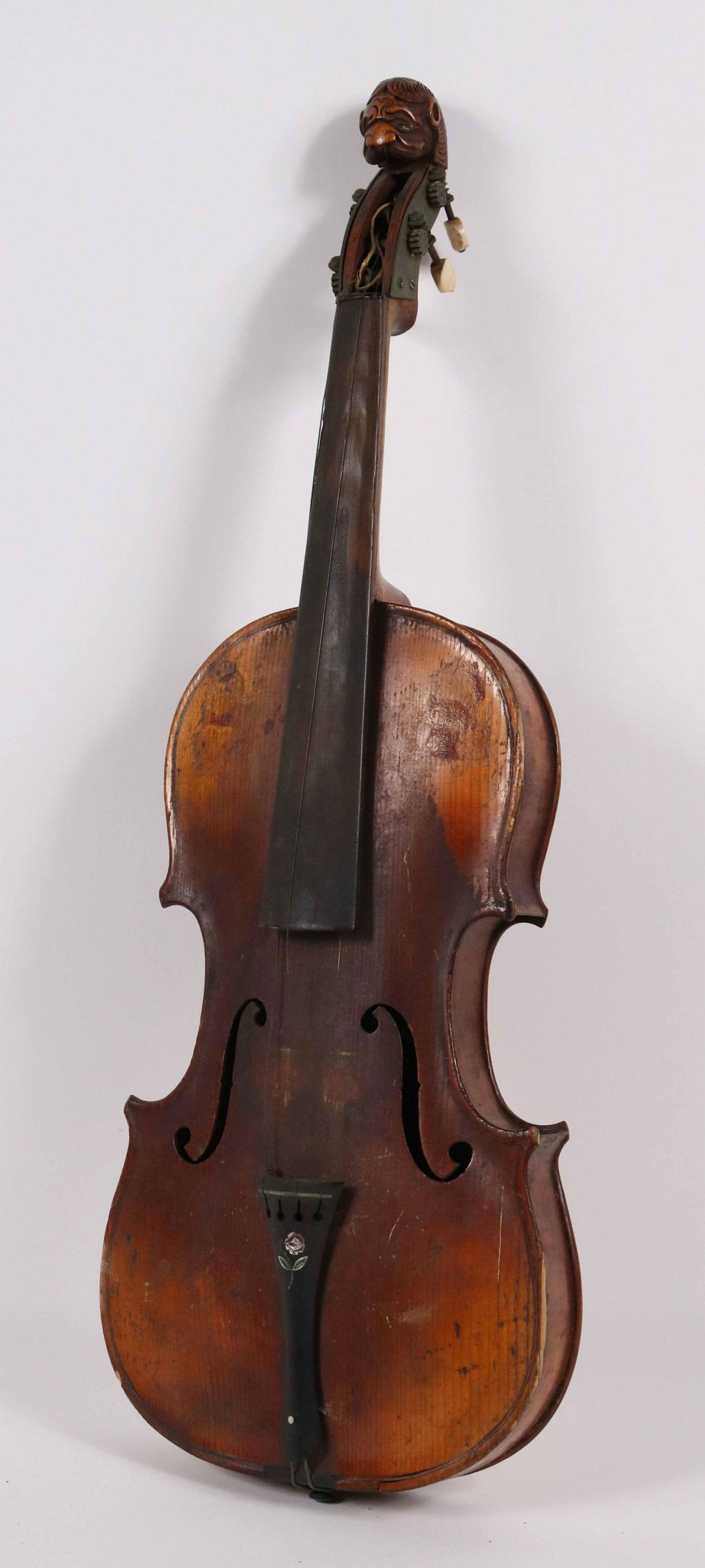 German Lion Headed Violin of American Interest (1 of 7)
