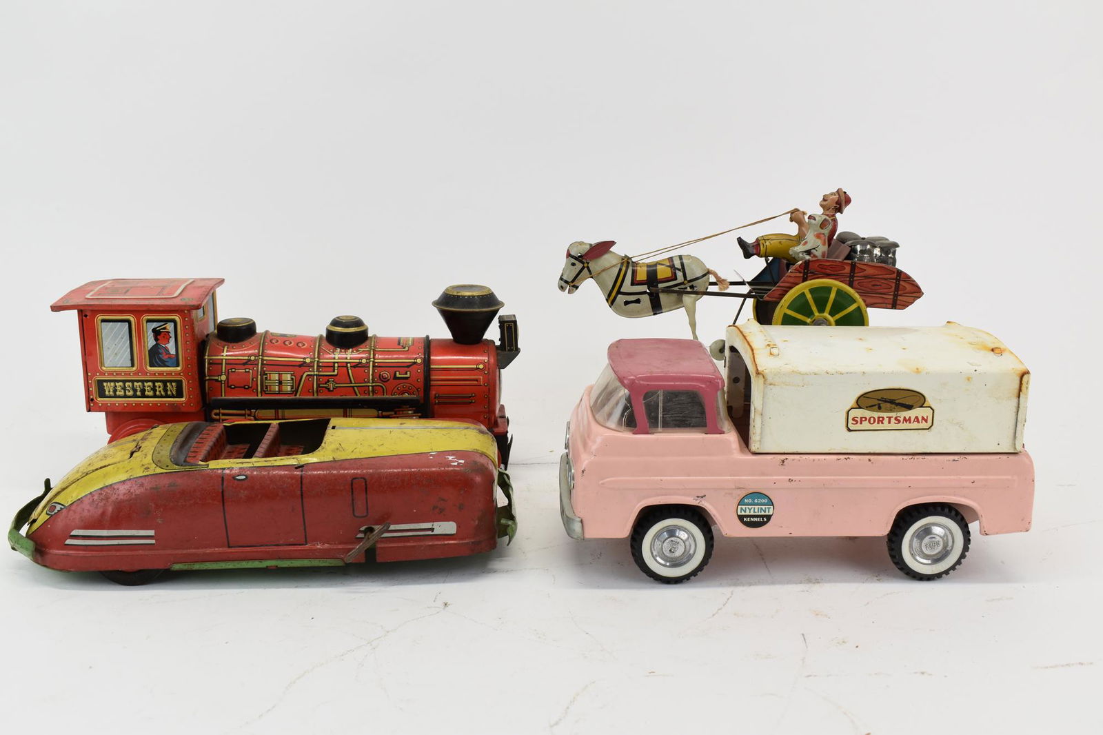 Three Vintage Wind-Up/Mechanical Toys, Wyandotte (1 of 6)