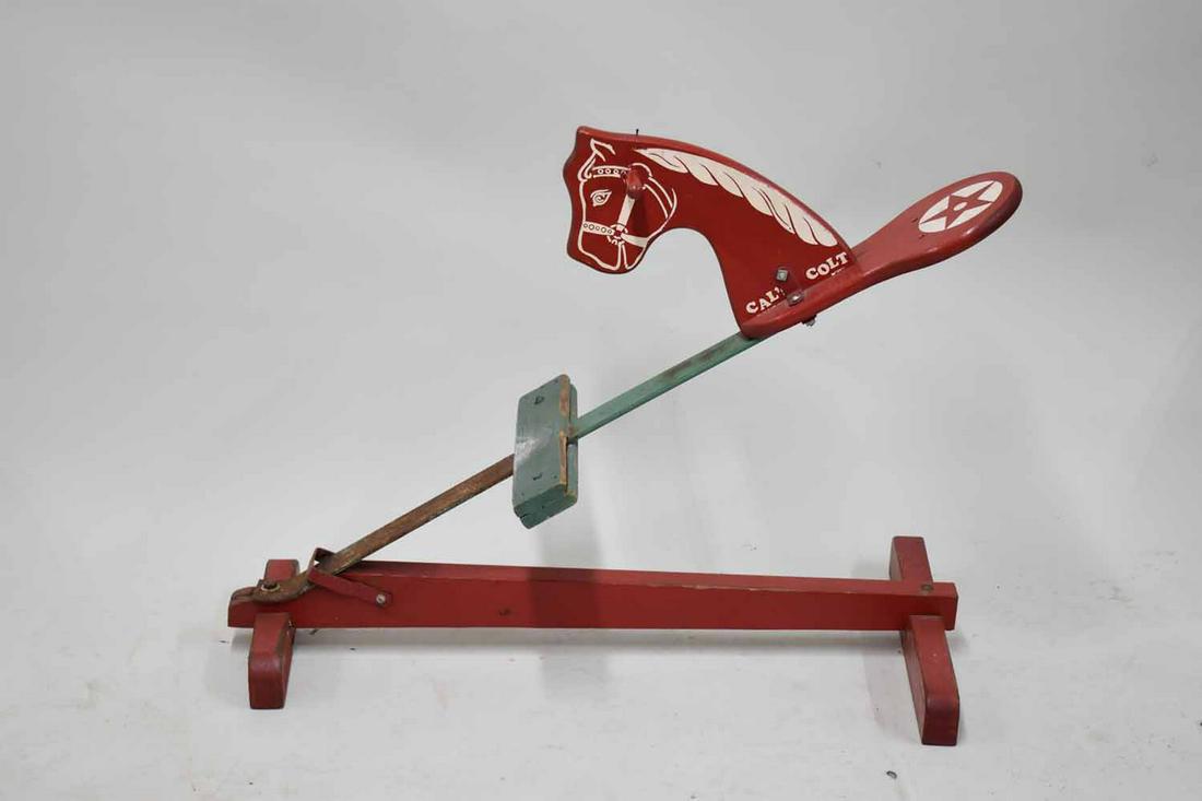 Cal's Colt Vintage Child's Riding Horse Toy (1 of 5)