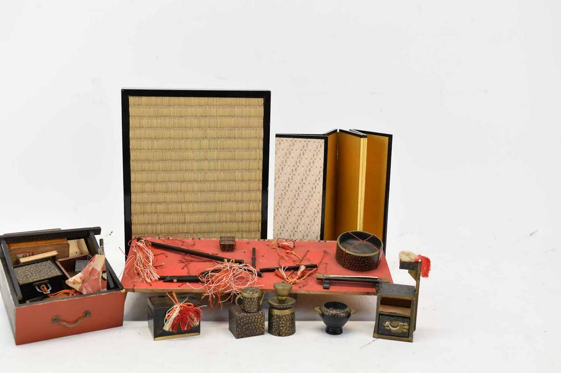 Assortment of Japanese Dollhouse Furniture (1 of 4)
