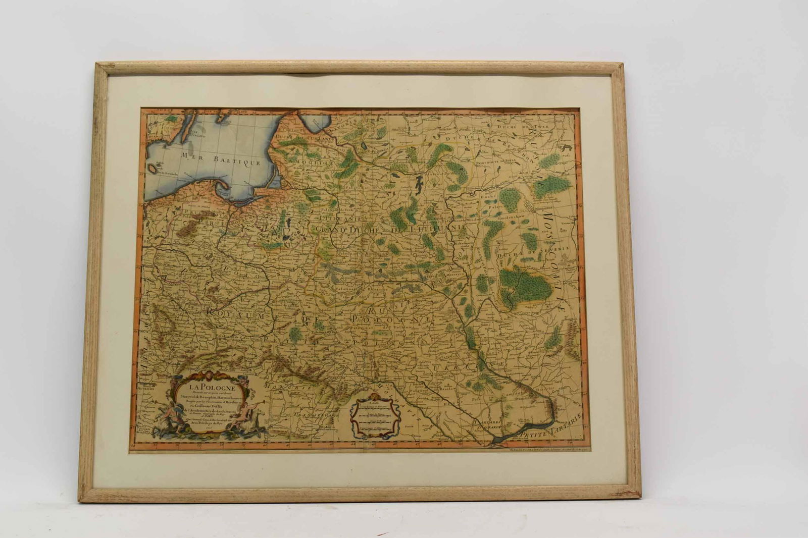 Antique Philippe Buache Map of La Pologne (1 of 7)