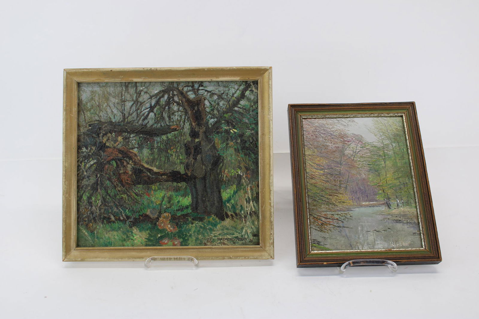 Two Woodland Landscape Paintings (1 of 5)