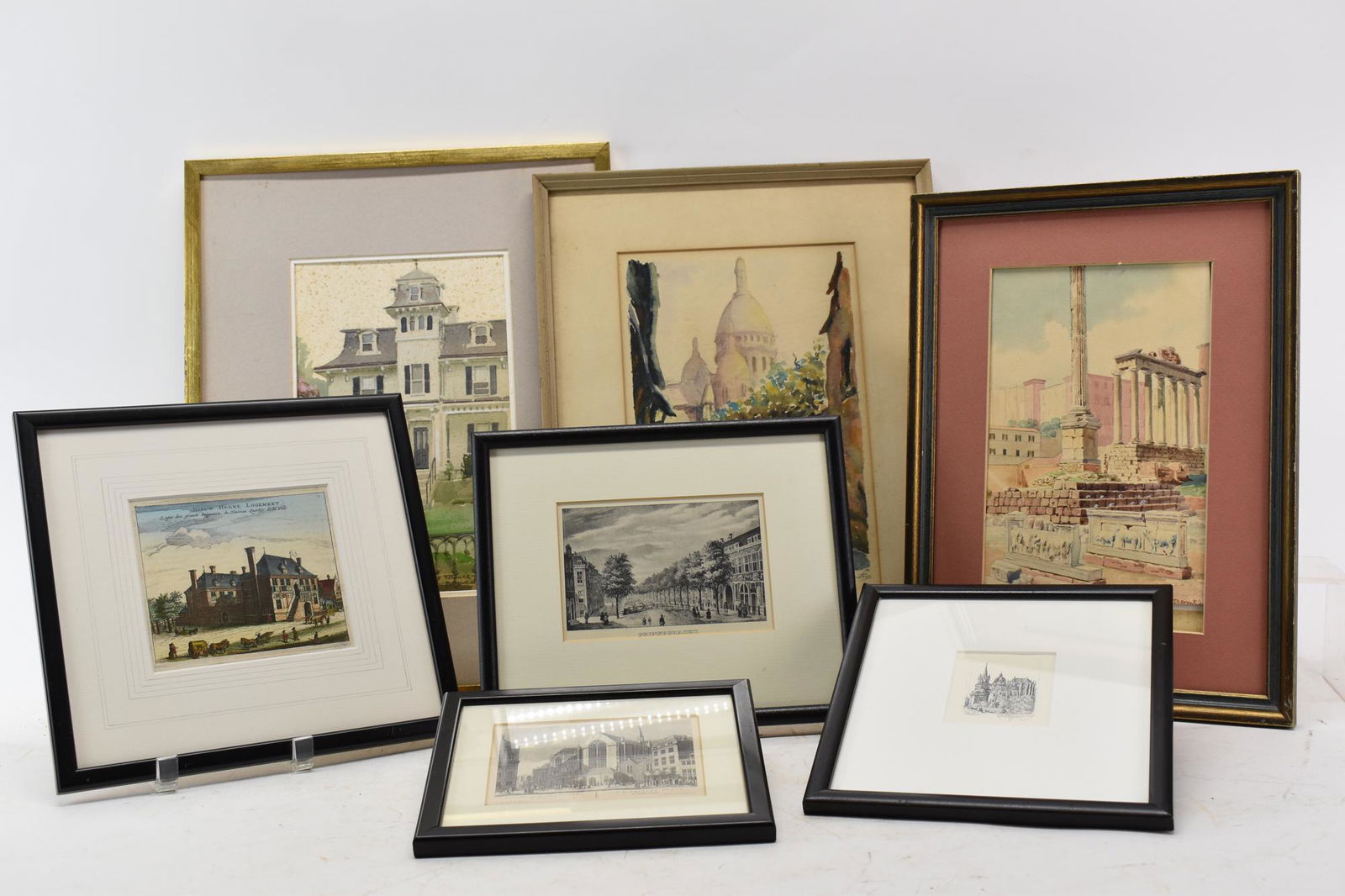 Group of Cityscape Prints and Drawings (1 of 5)