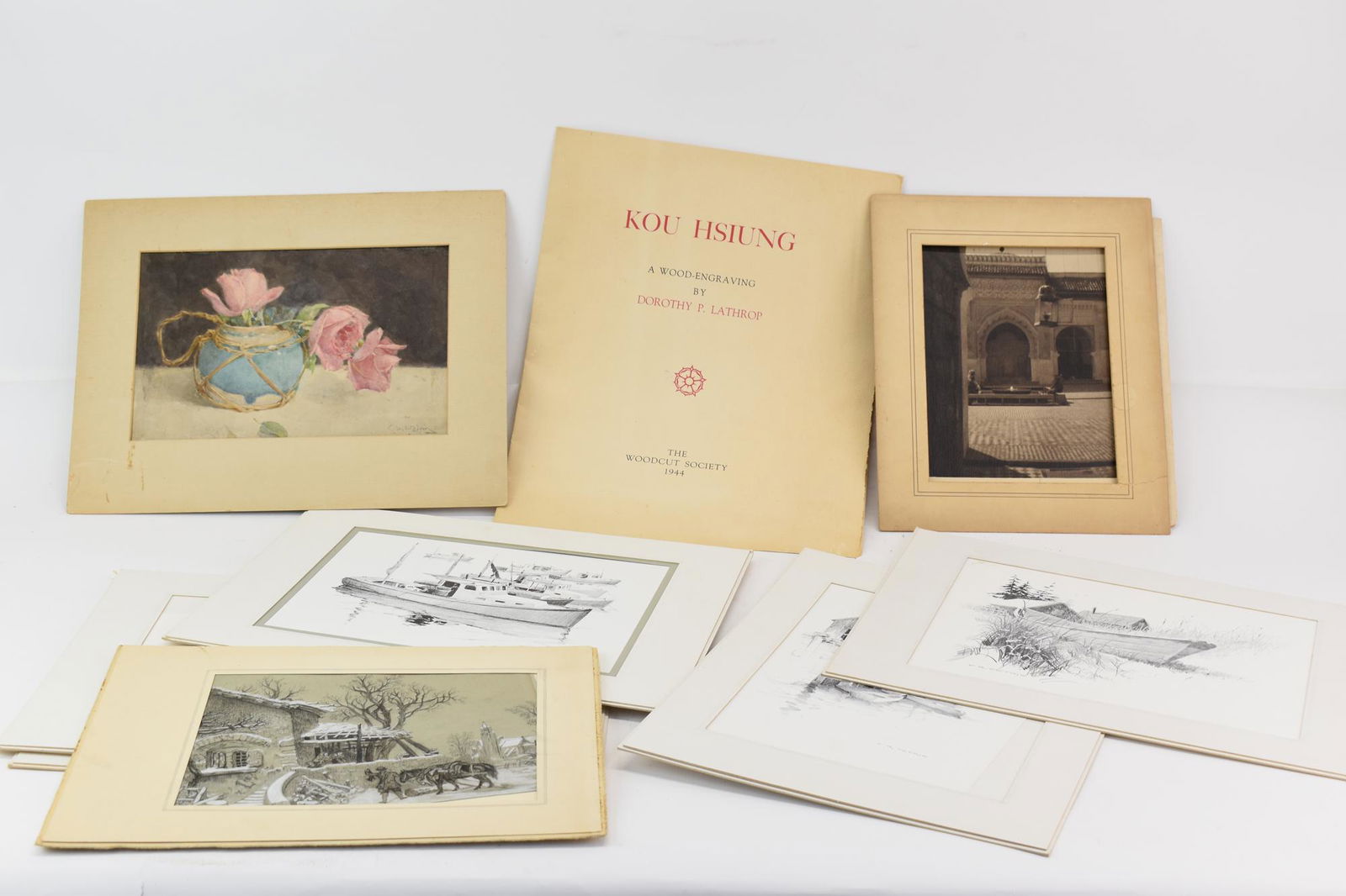 Group of Unframed Works on Paper (1 of 6)