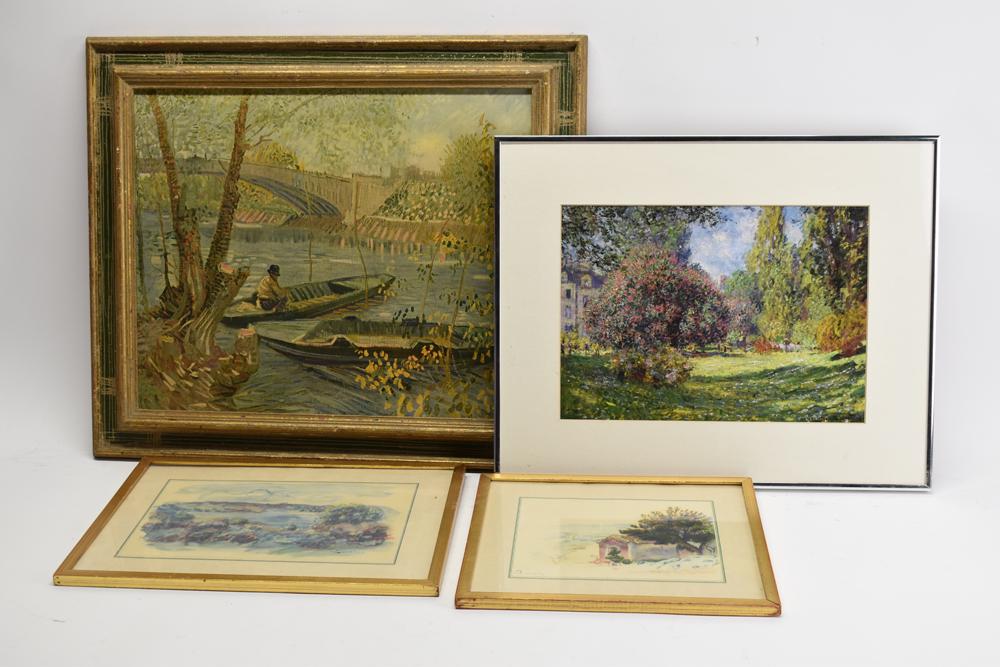 Four Assorted Art Prints (1 of 5)