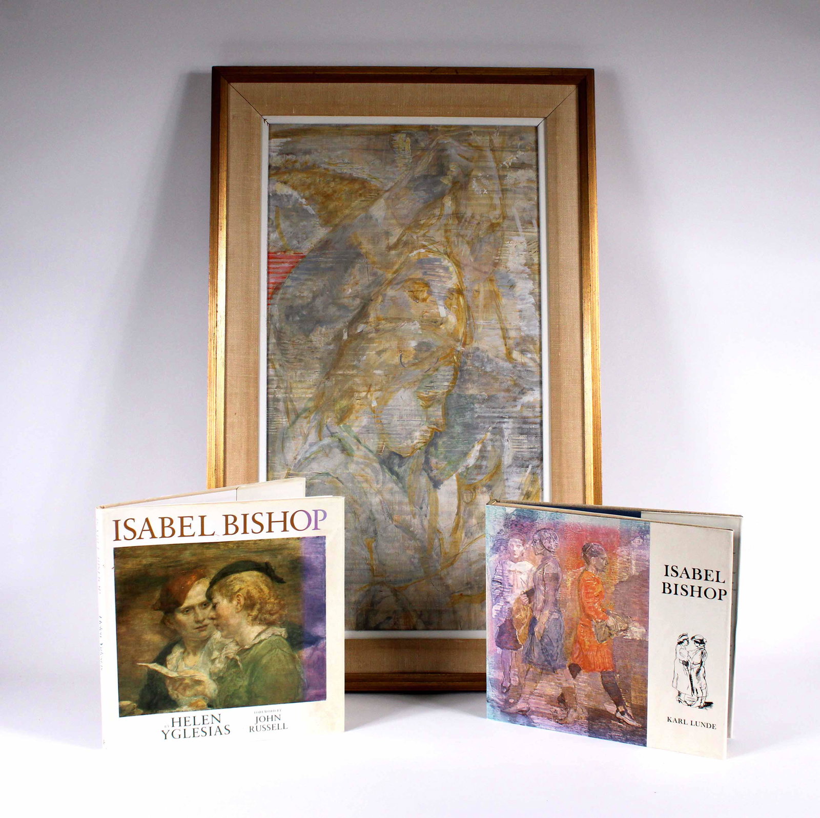 Isabel Bishop, 'Study for Subway Reading' (1 of 13)