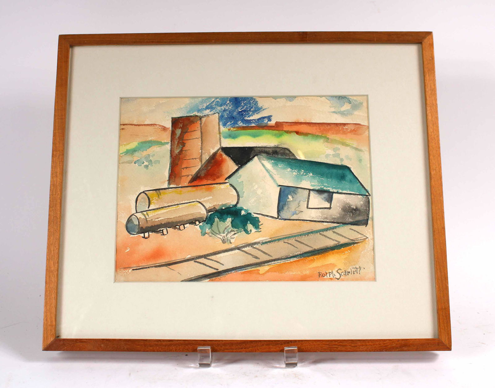 Rolph Scarlett, Watercolor, 'Untitled #37' (1 of 6)