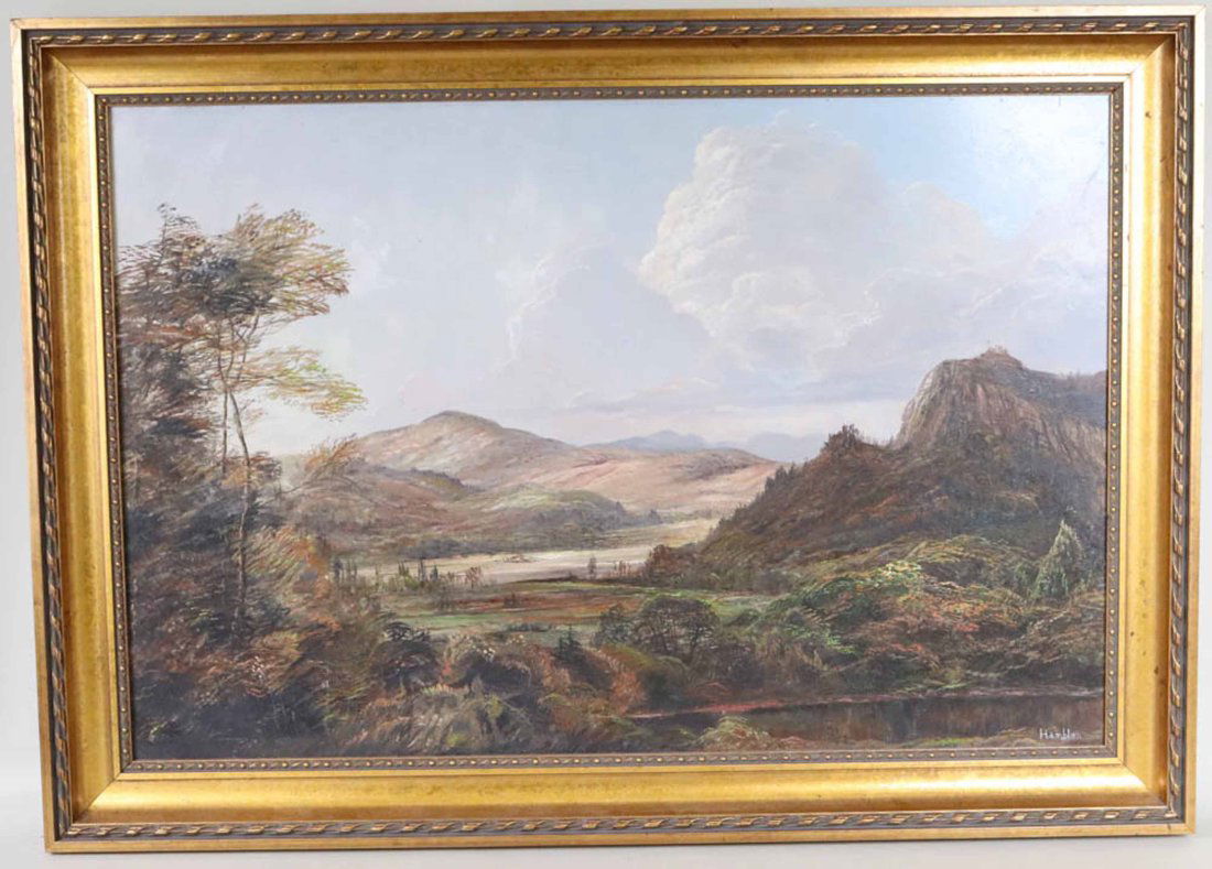 Hamblen, Oil on Board, Rural Mountain Landscape (1 of 10)