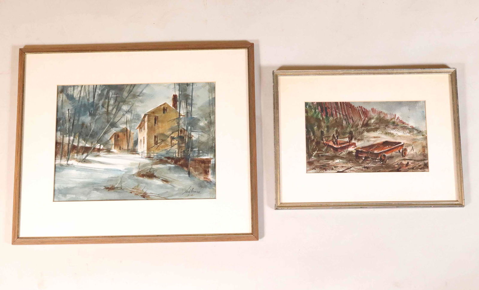 Two Betty Lou Schlemm Watercolors (1 of 10)