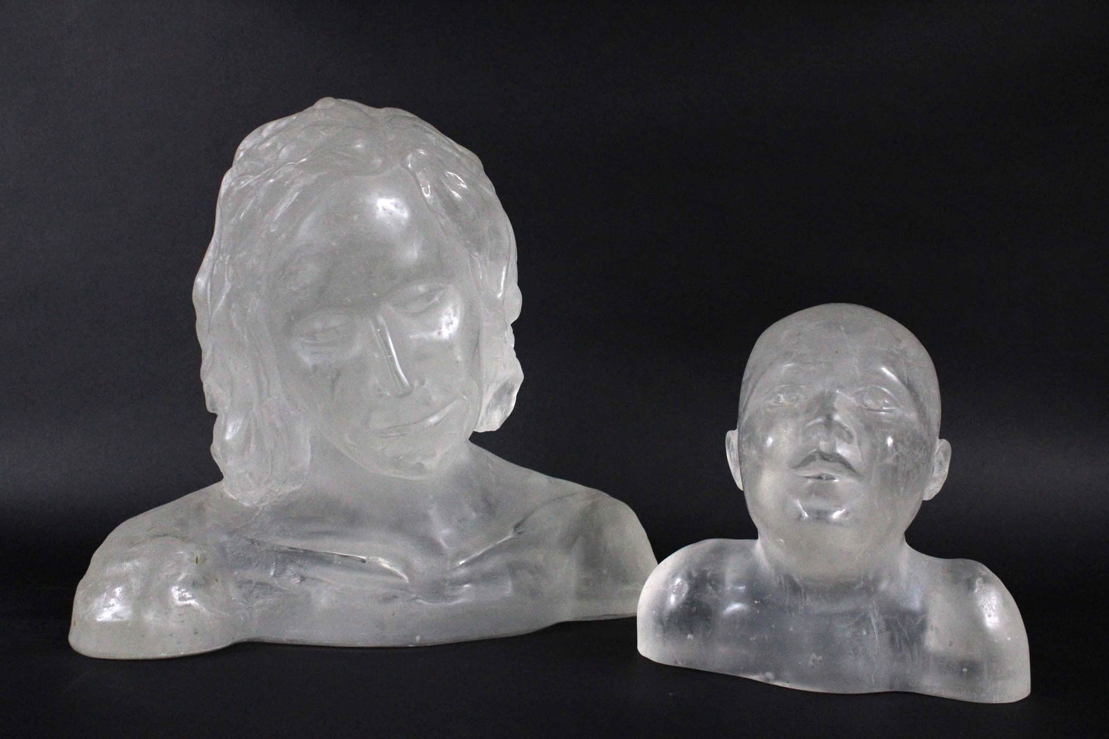 Christopher Cosma, Glass Busts of Mother & Child (1 of 13)