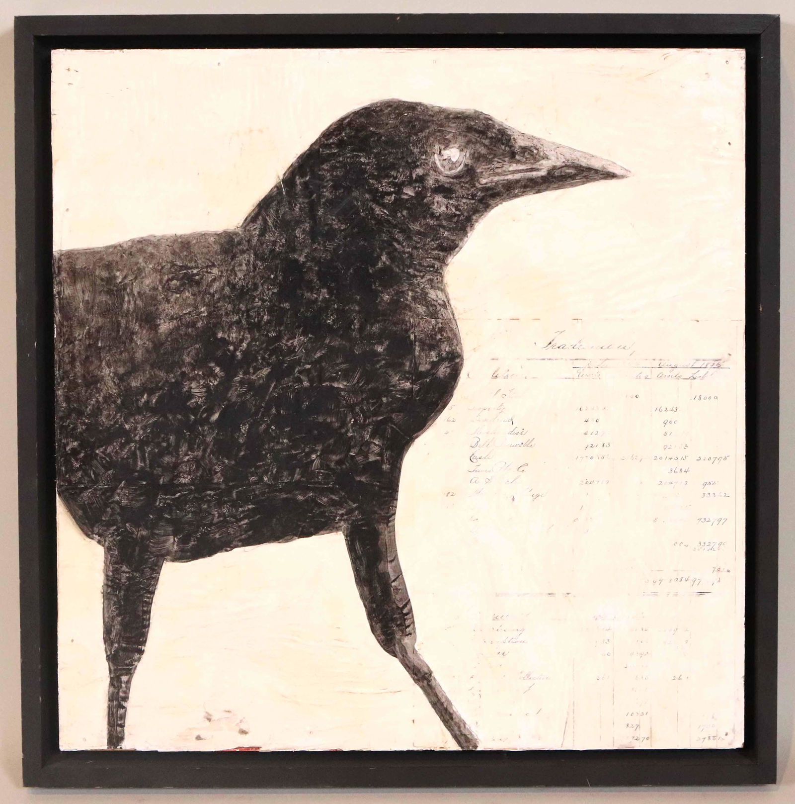 Frank Ursee, Mixed Media, 'Black Crow' (1 of 13)