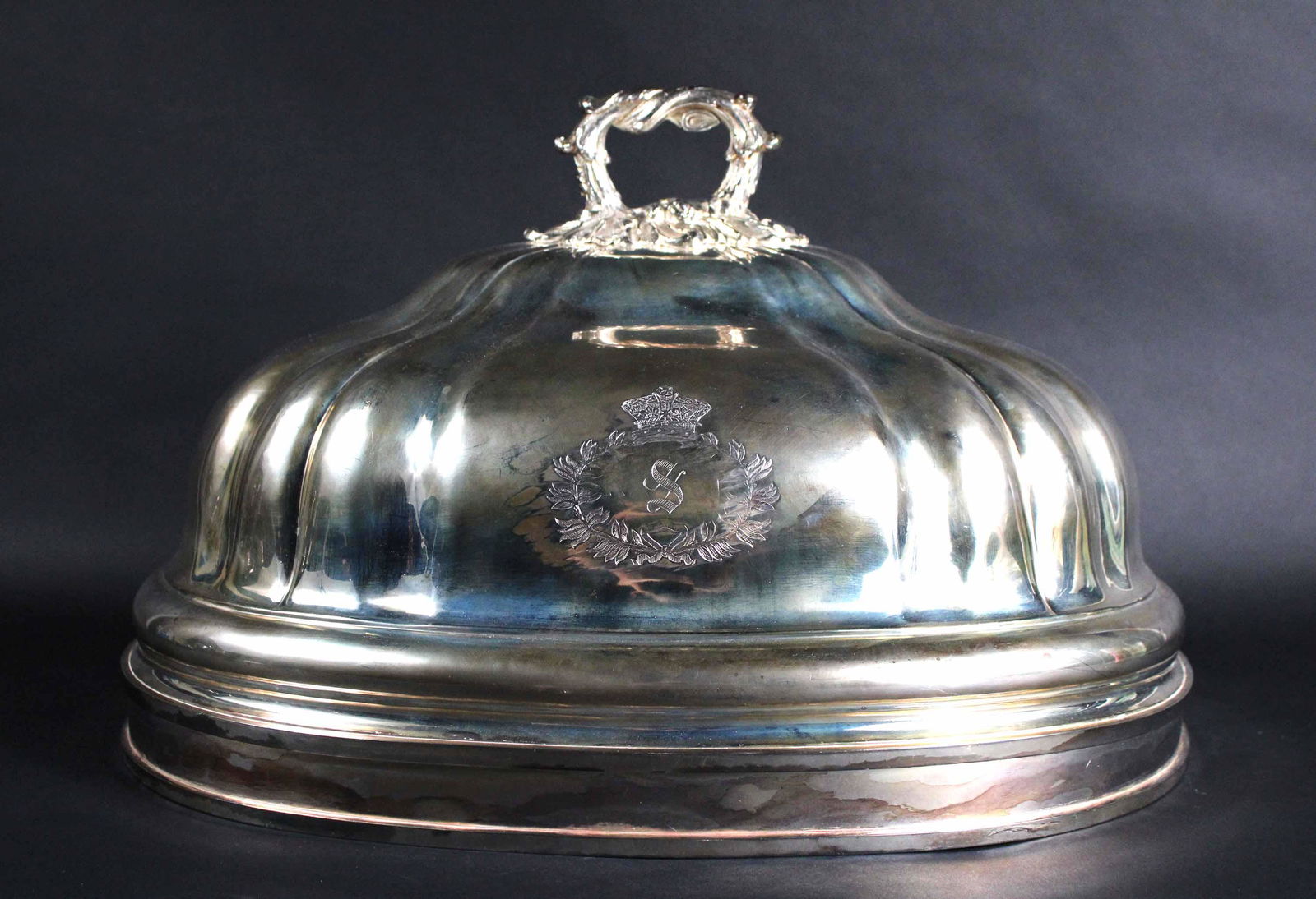 Impressive Size Silver Plated Dome Platter Cover (1 of 8)