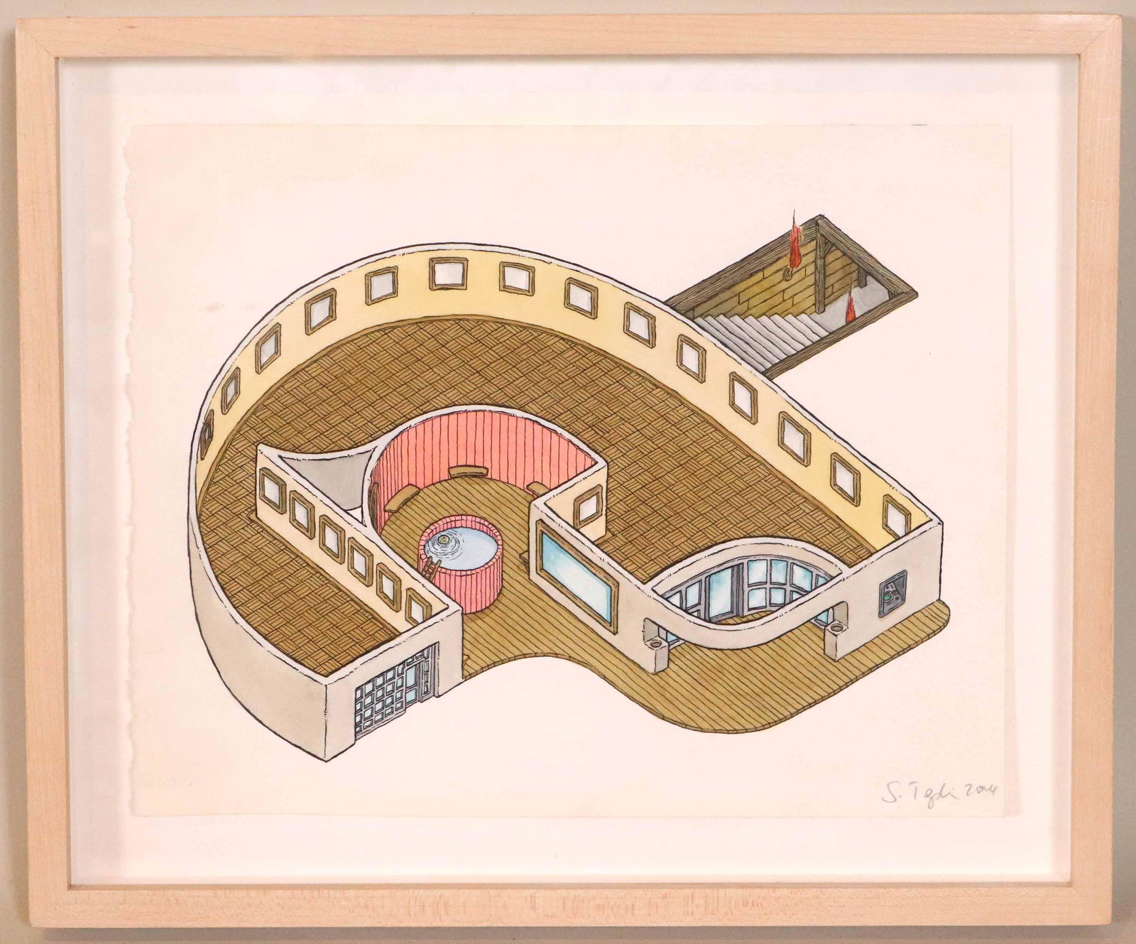 Scott Teplin, 'Relaxing at Matthew Marks' (1 of 8)