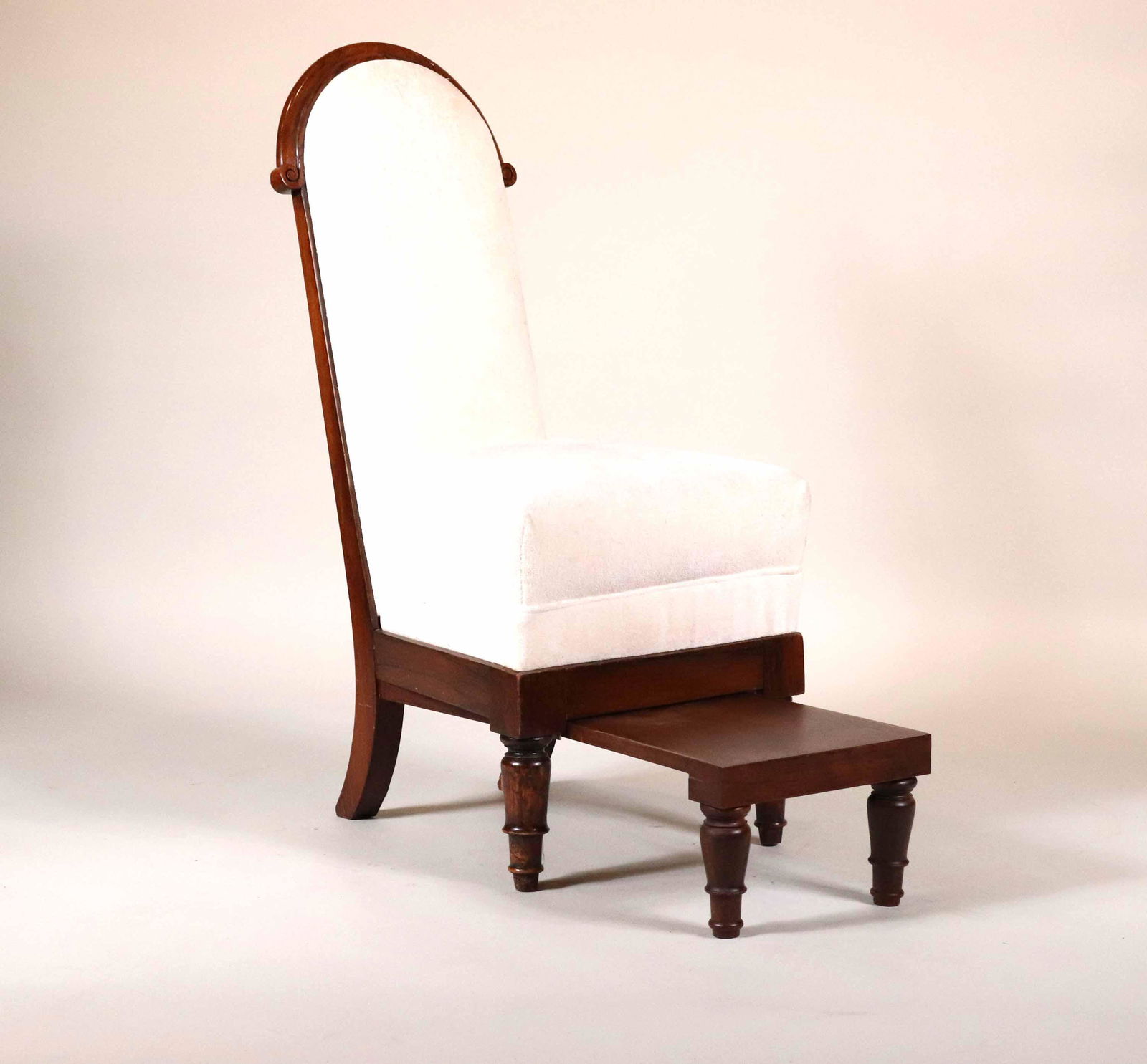 Victorian Mahogany Slipper Chair (1 of 9)