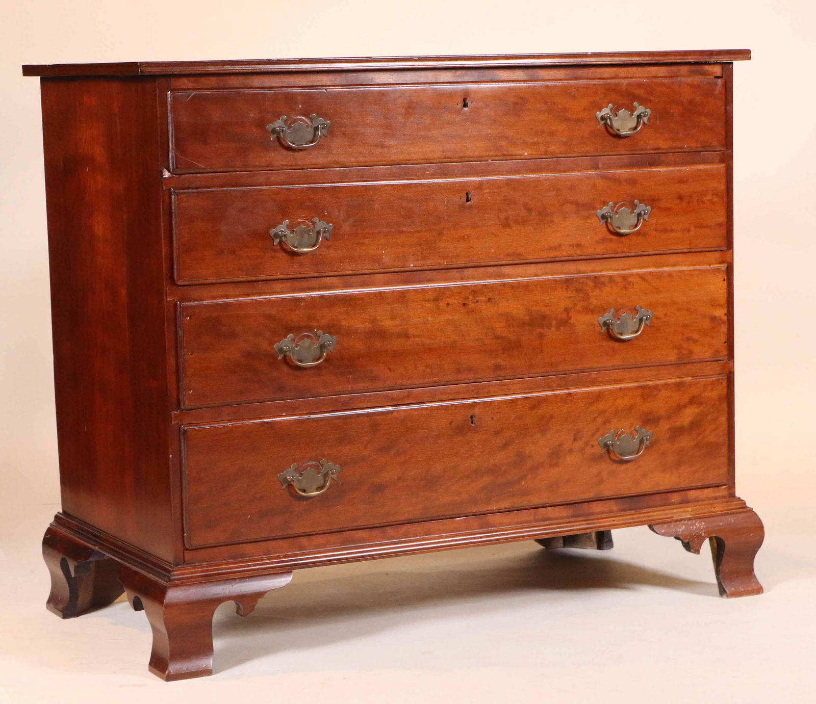 Chippendale Cherrywood Chest of Drawers (1 of 8)