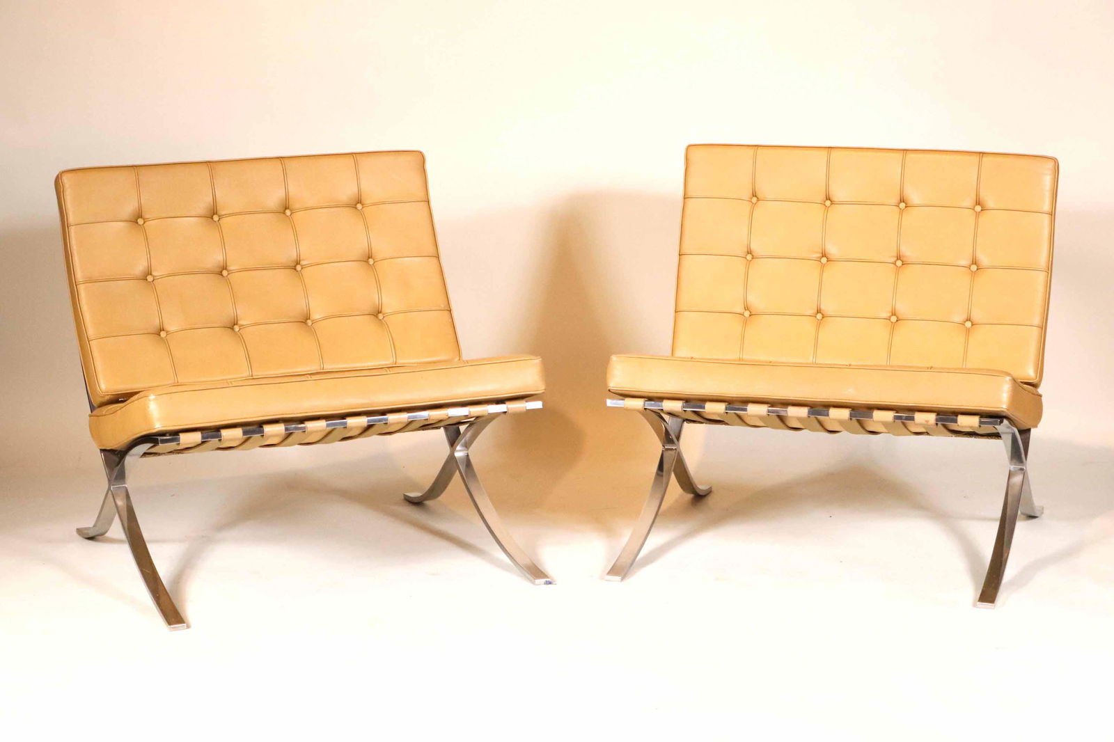 Two Mies van der Rohe for Knoll Barcelona Chairs (1 of 9)