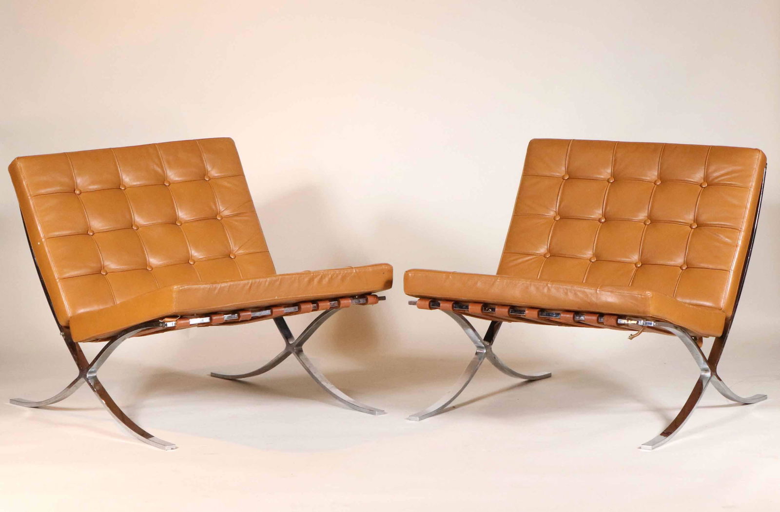 Two Mies van der Rohe for Knoll Barcelona Chairs (1 of 11)