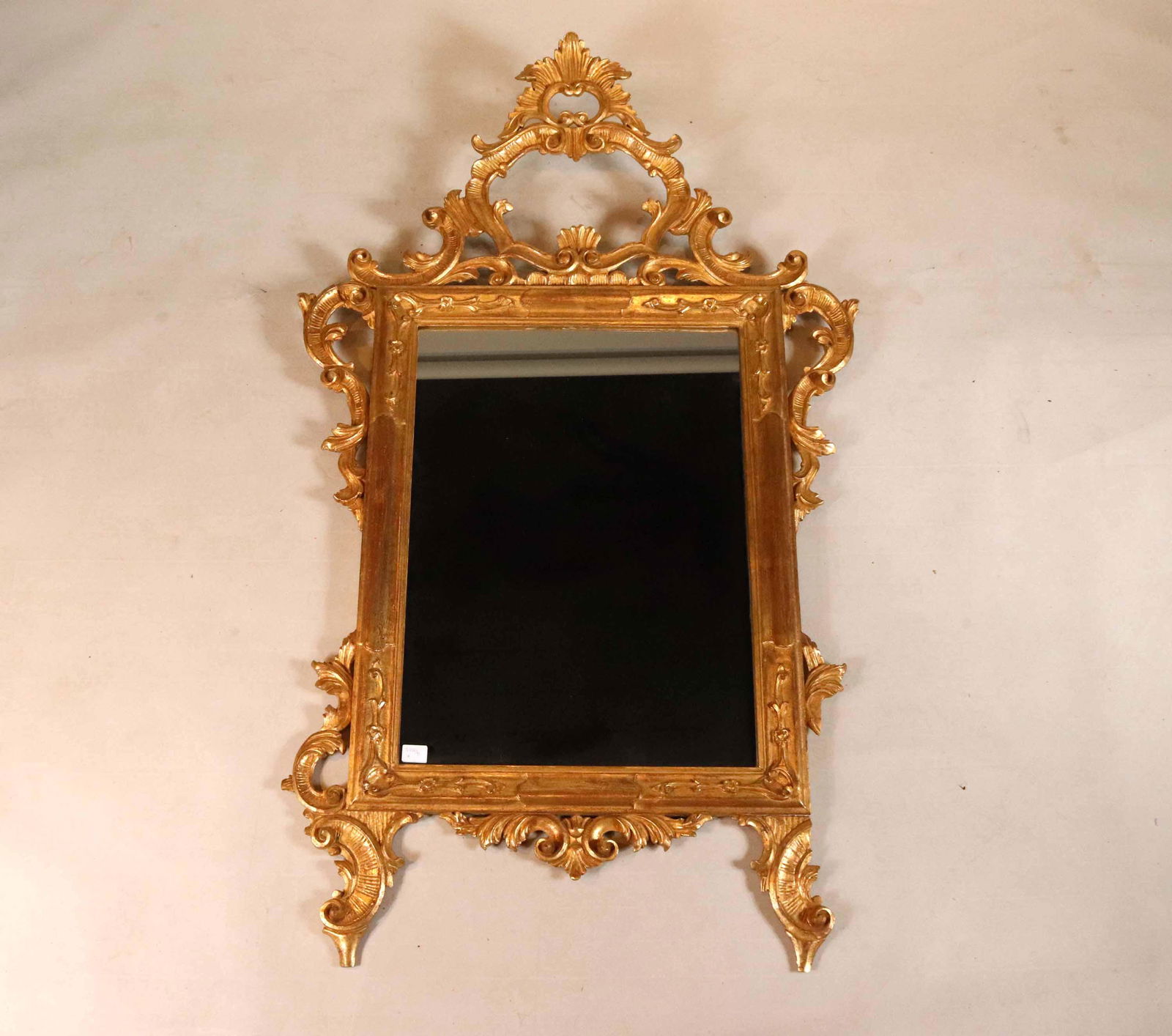 Baroque Style Giltwood Pier Mirror (1 of 9)