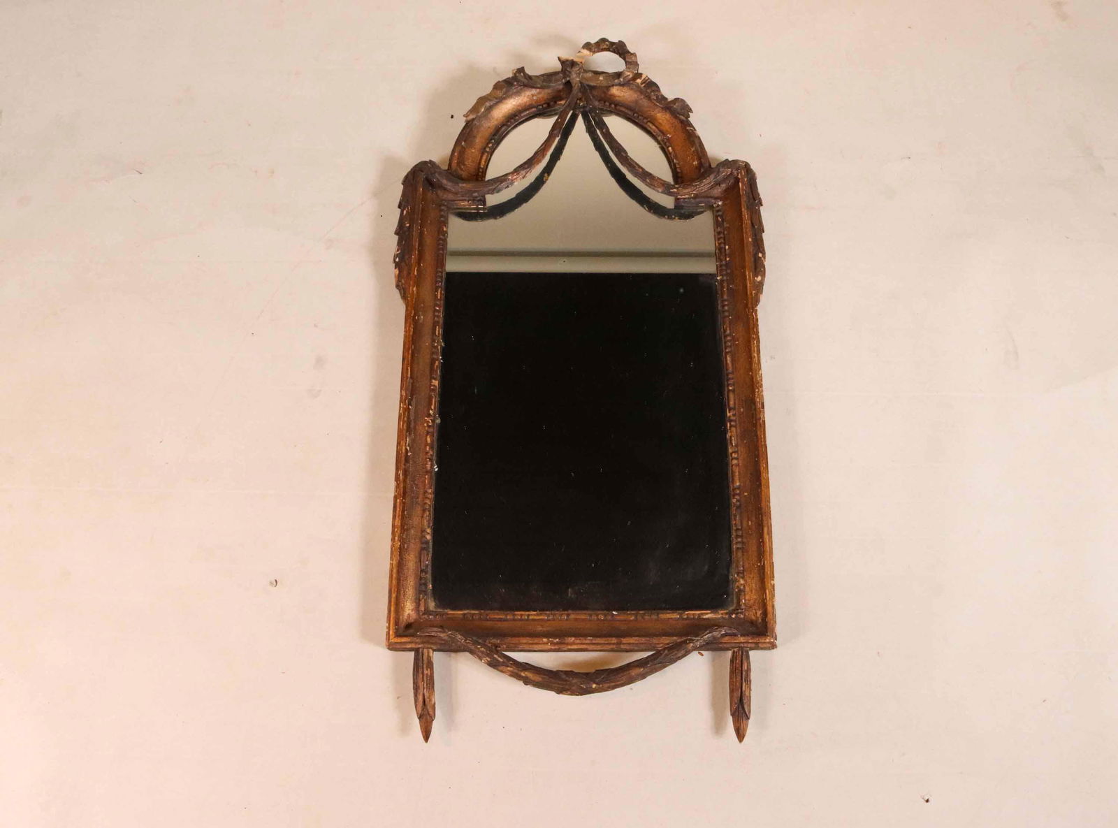 Neoclassical Style Giltwood Looking Glass (1 of 9)