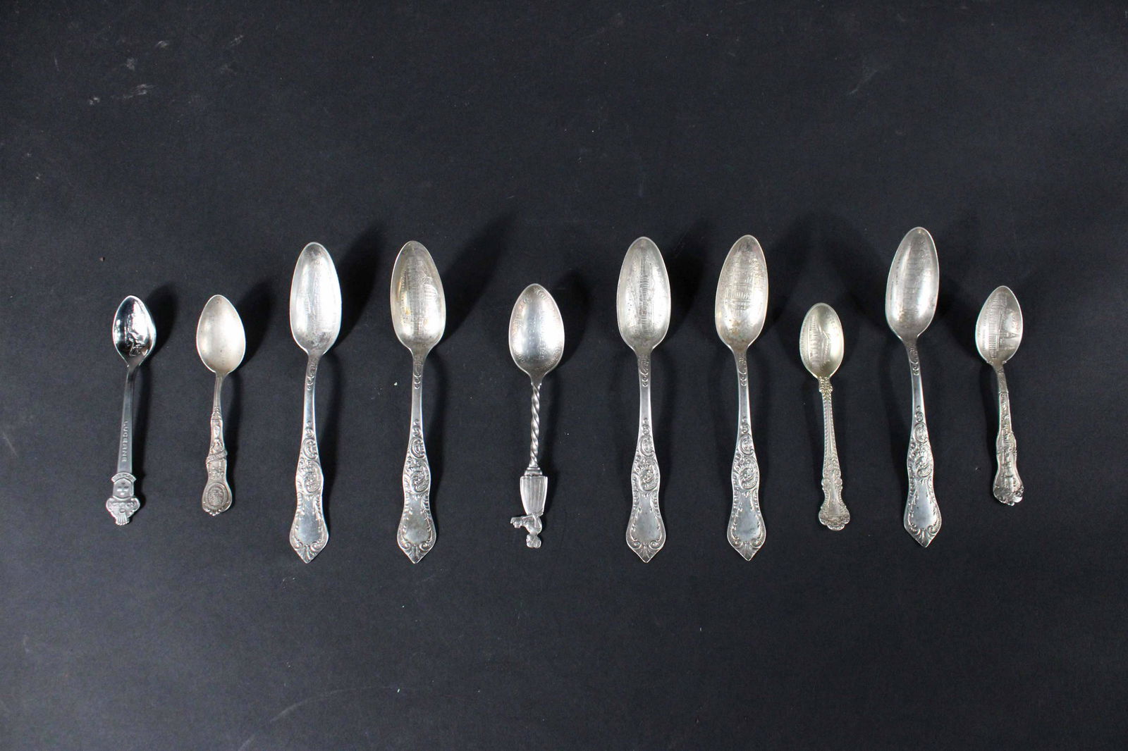 Six Silver Souvenir Spoons (1 of 20)