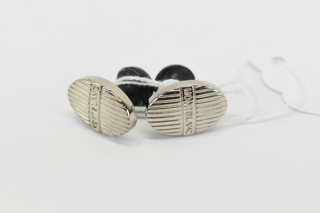 Pair of Mont Blanc Silver Tone Cuff Links (1 of 3)