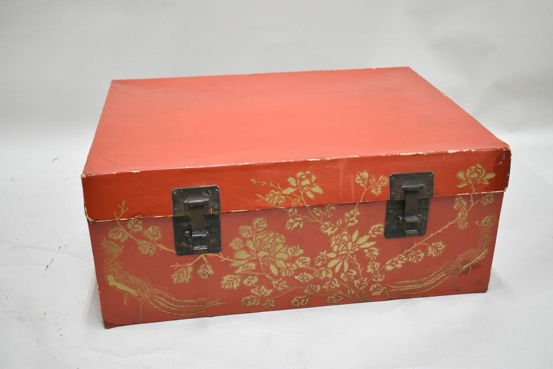 Asian Red Painted Box (1 of 8)