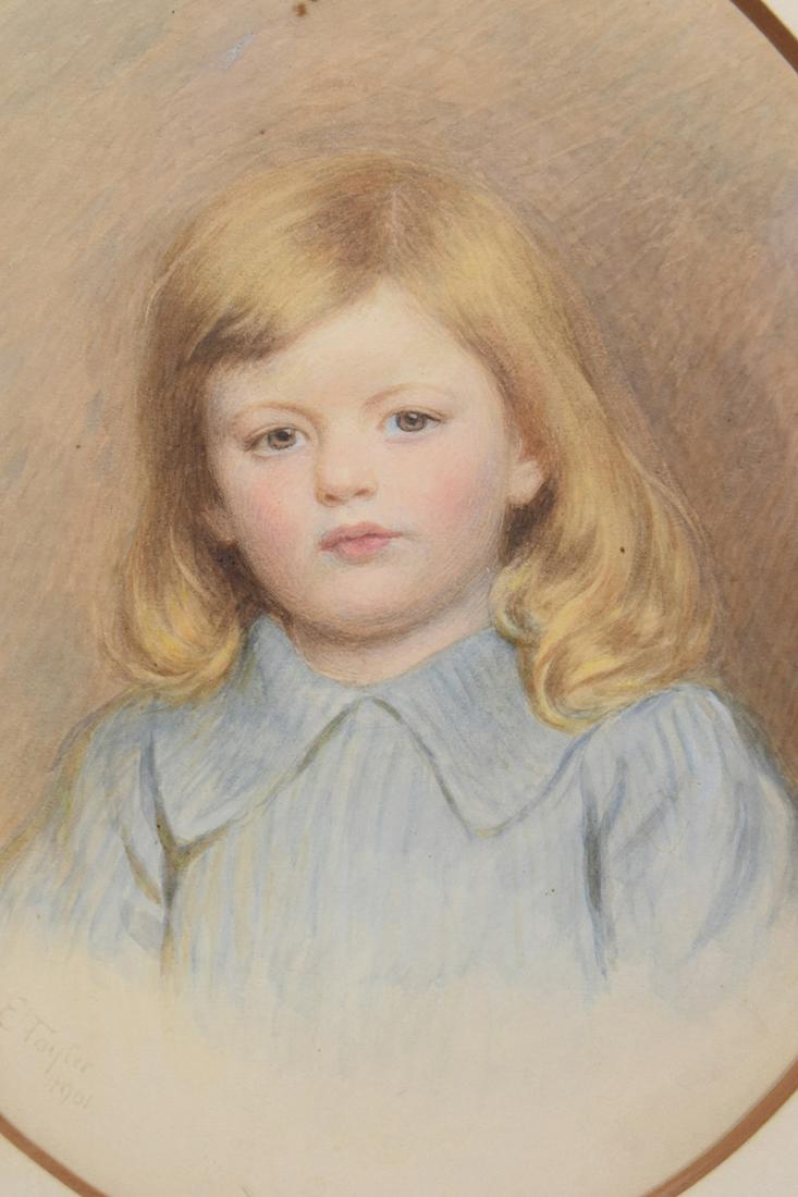 Edward Tayler Portrait of Young Girl (1 of 5)