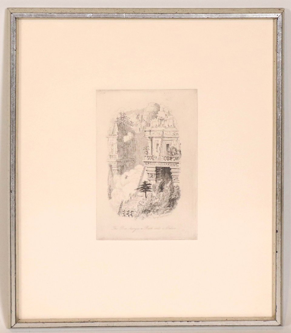 Cruikshank 'The Bee Changes a Rock Into a Palace' (1 of 7)