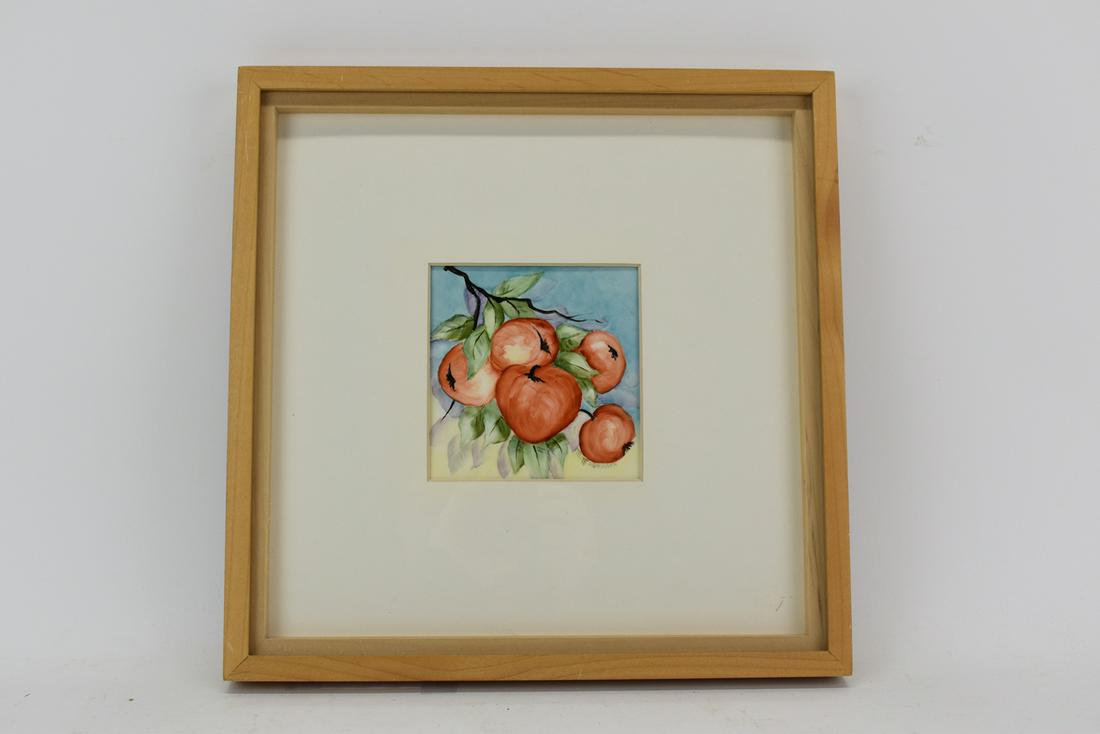 Margaret Magnususson Art Tile of Fruit Still Life (1 of 4)