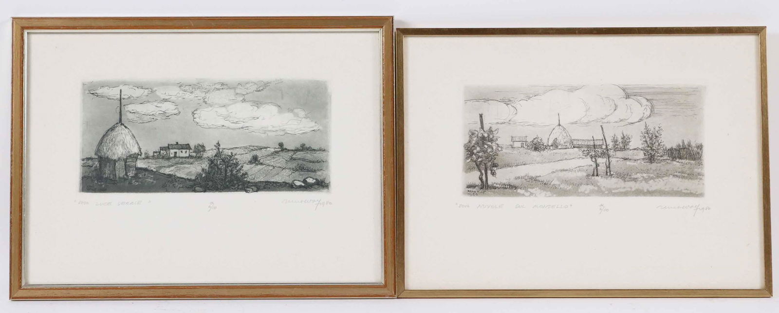 Two Remo Wolf Etchings (1 of 10)