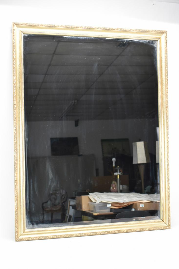 Beveled Hanging Wall Mirror in Silvered Frame (1 of 5)