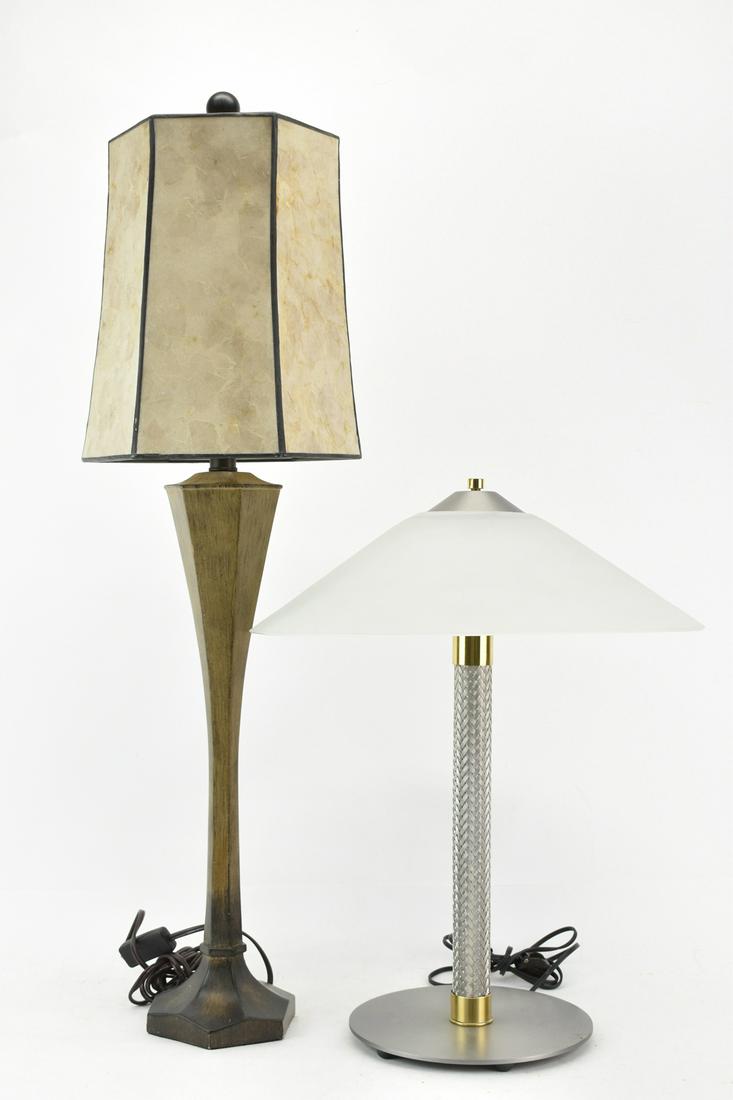 George Kovacs Braided Stainless Steel Table Lamp (1 of 6)
